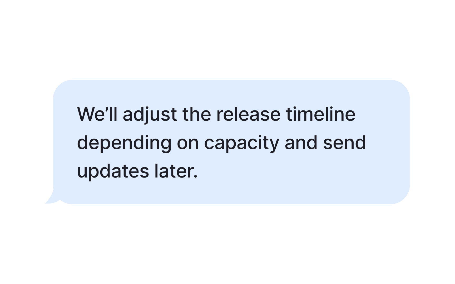 Spotting unclear communication Bad Practice