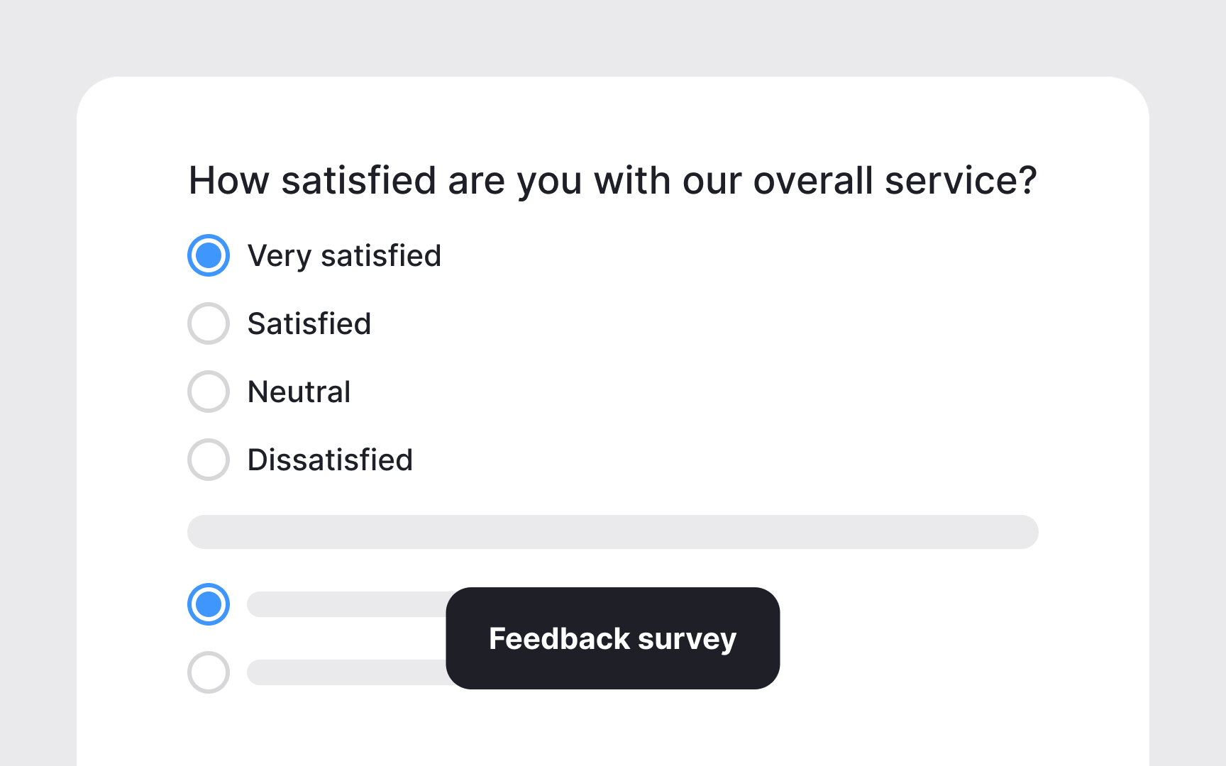 Choosing the right feedback methods Bad Practice