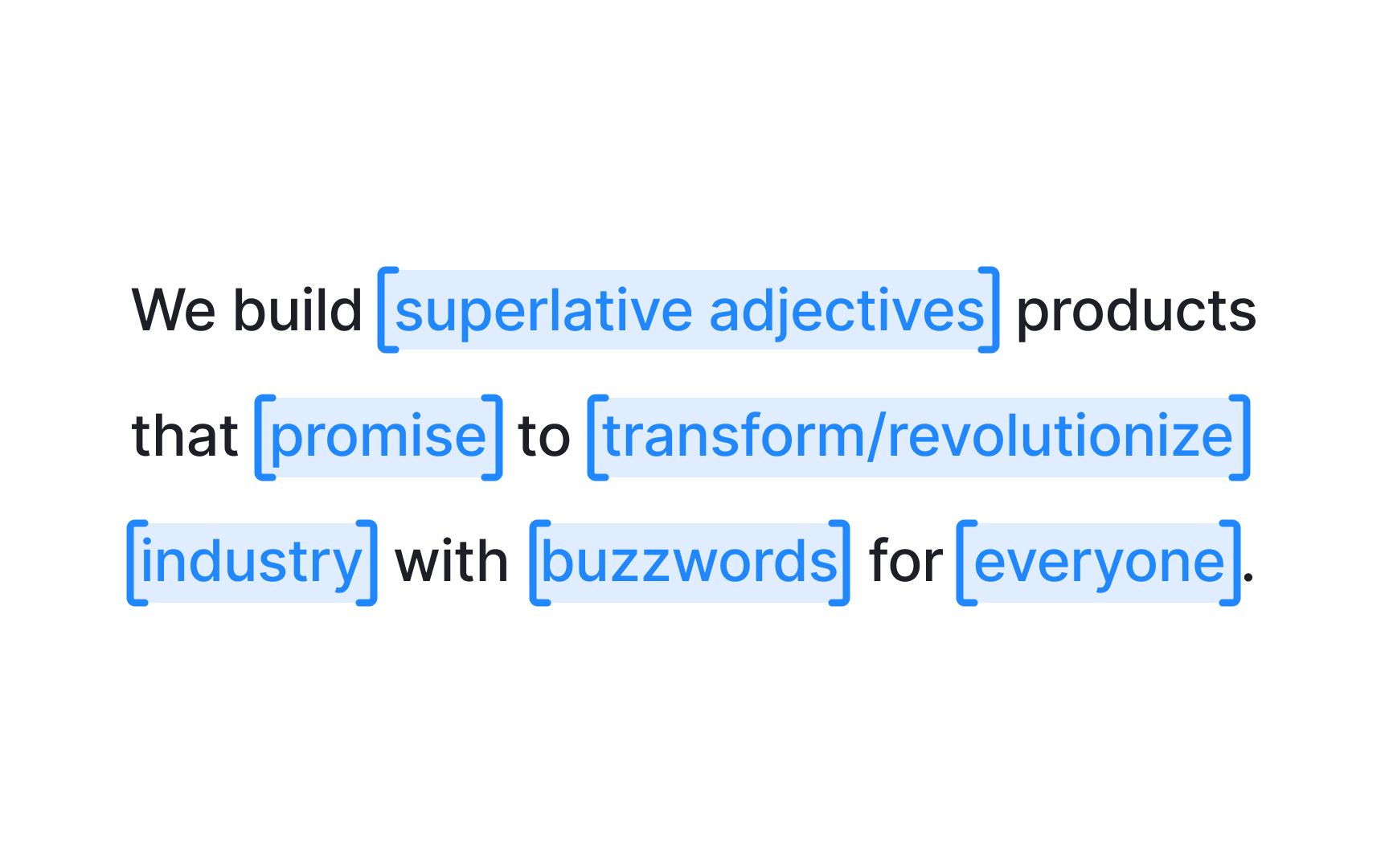 Vision statement structure and use Bad Practice