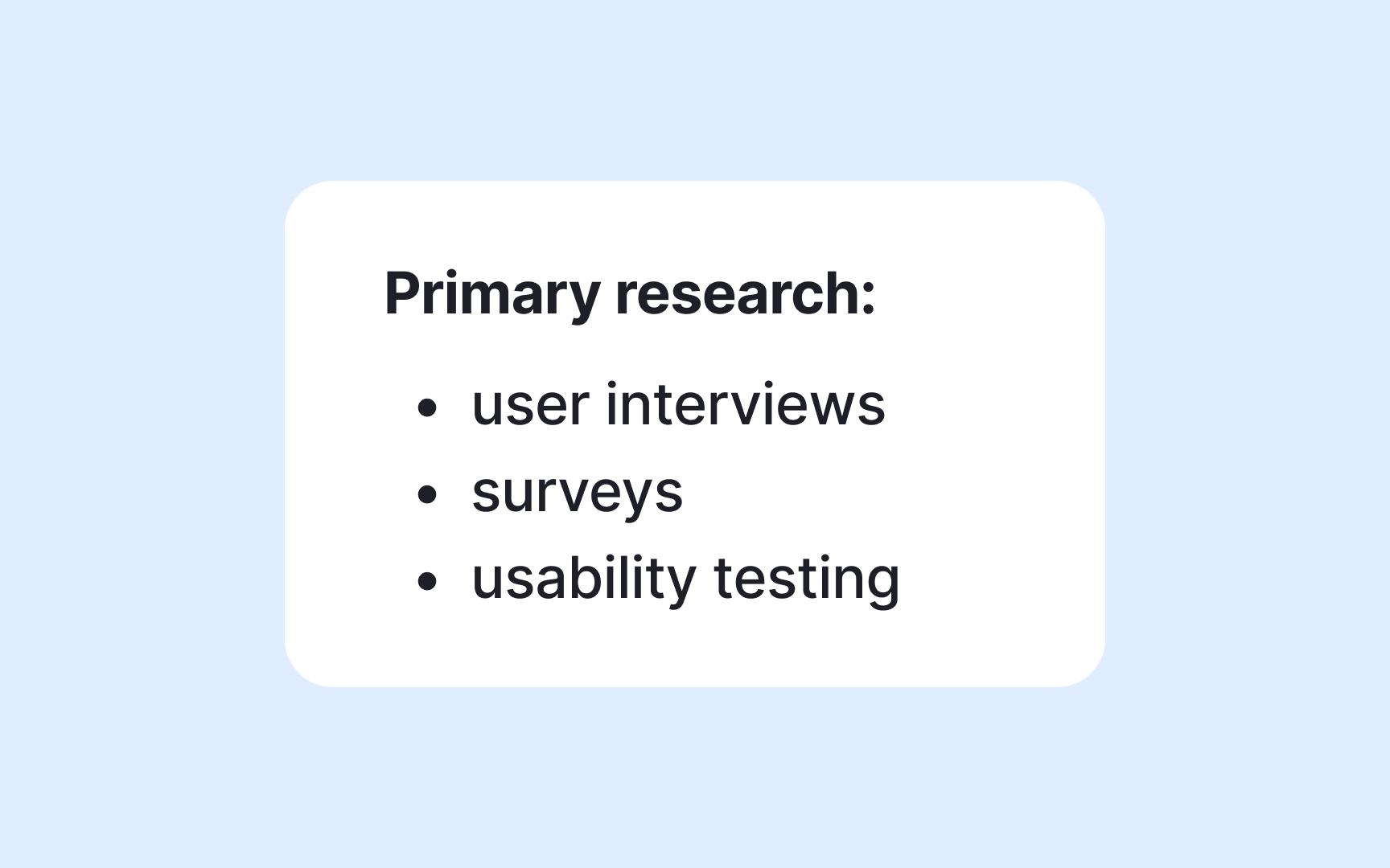 Primary vs. secondary research methods