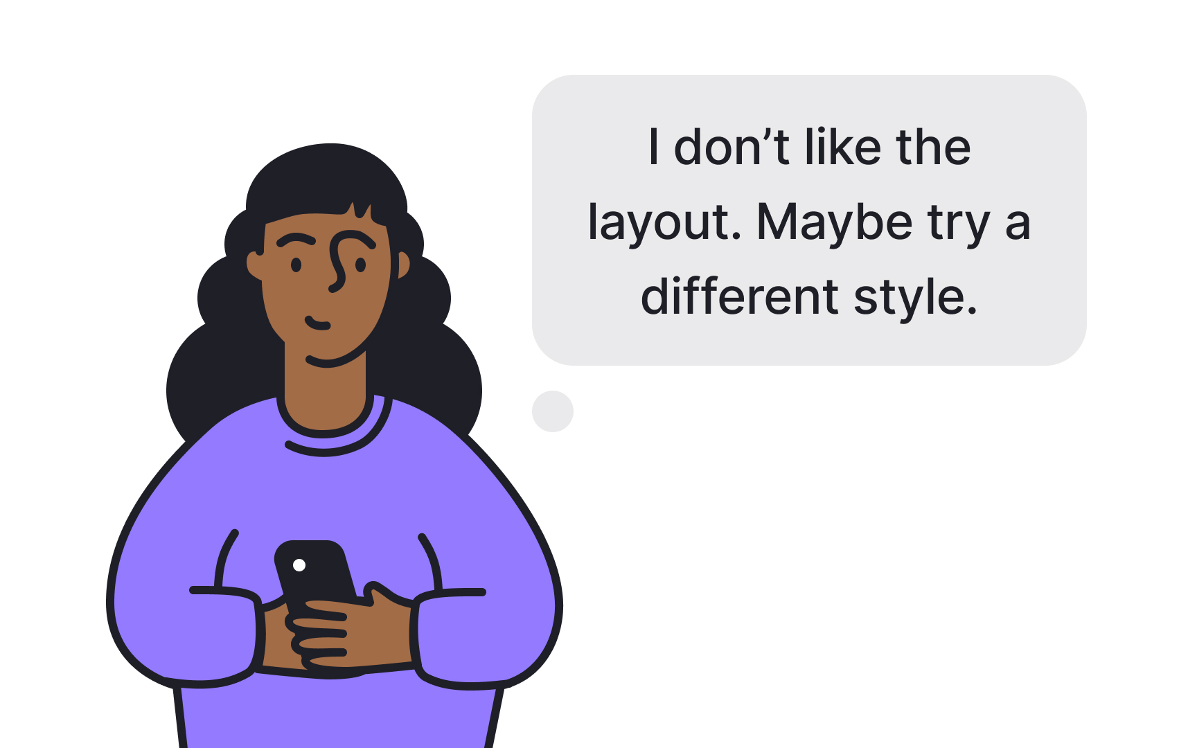 Applying empathy and clarity Bad Practice