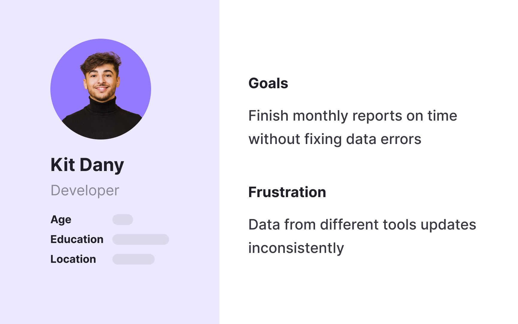 Defining goals and frustrations Best Practice