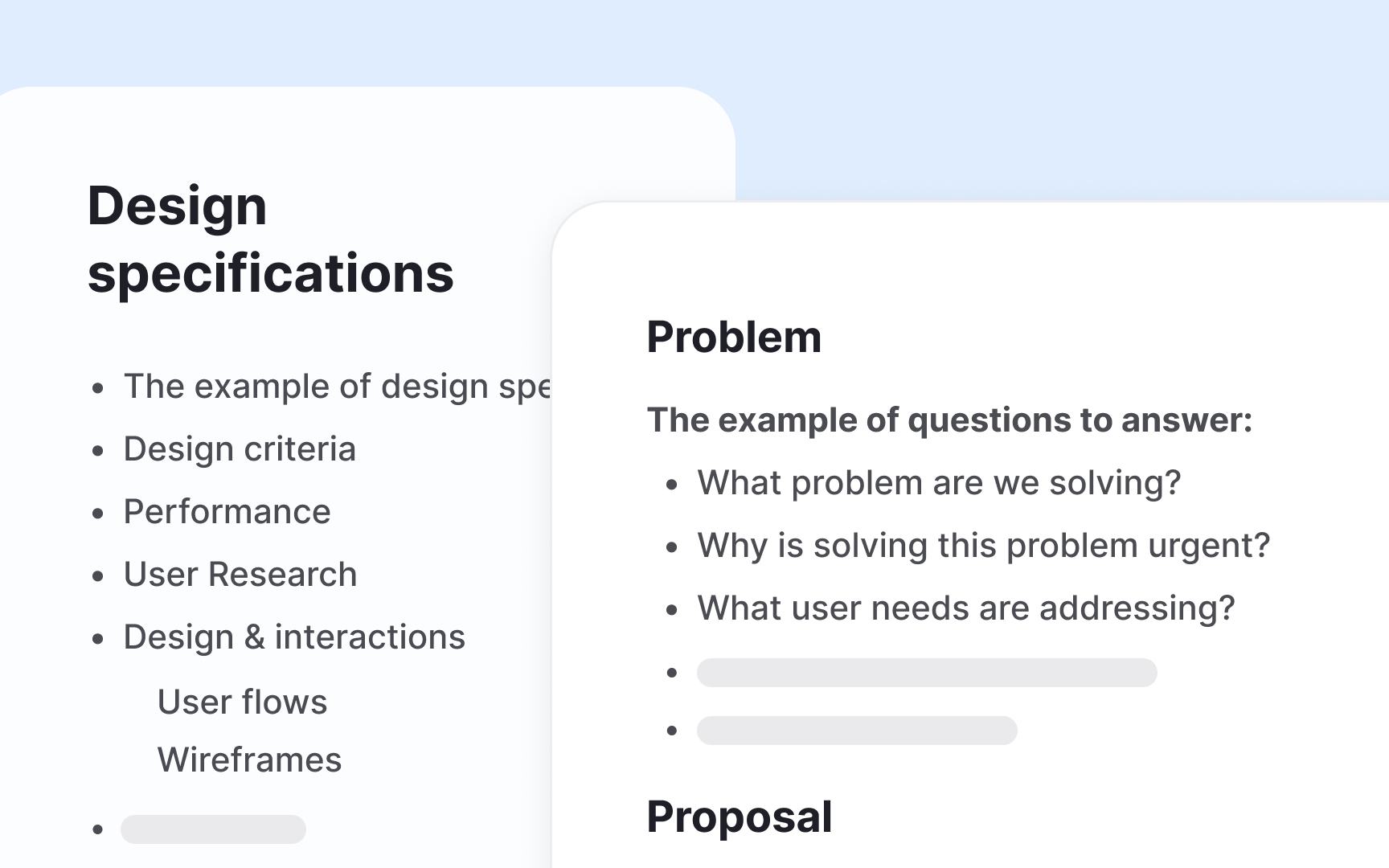 Documenting design Bad Practice