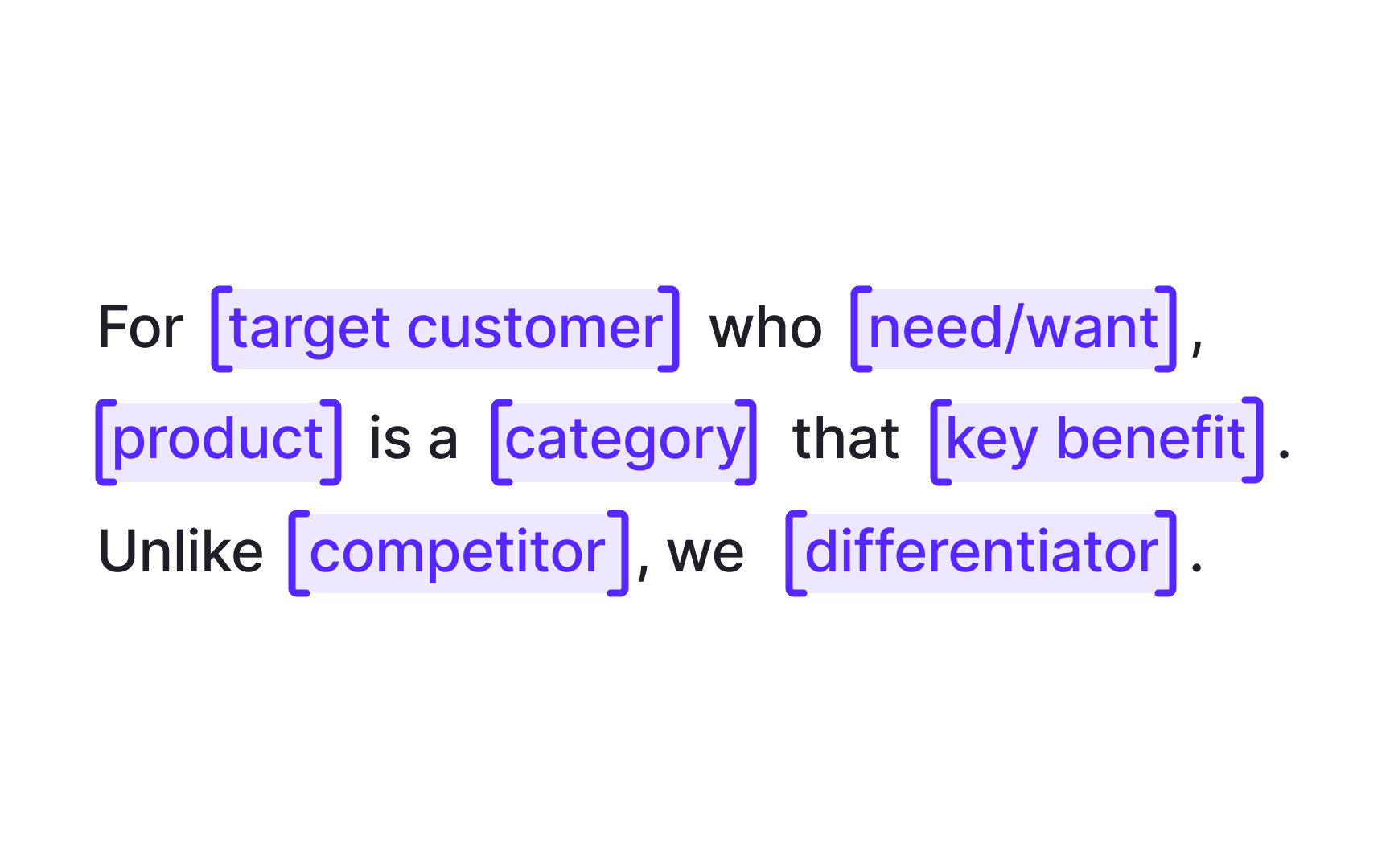 Positioning strategy