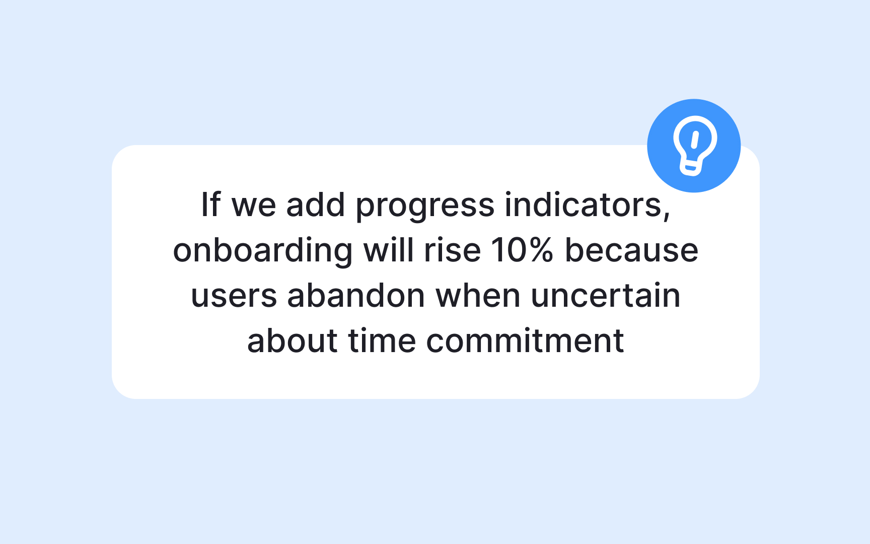 Hypothesis formulation Best Practice