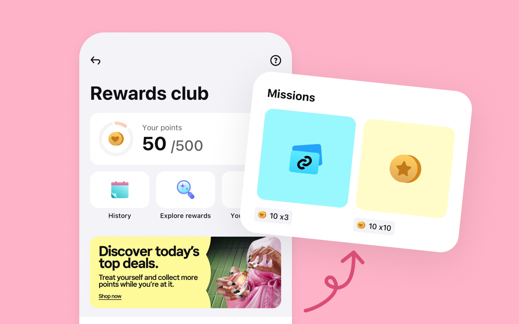 Designing a point-based reward system