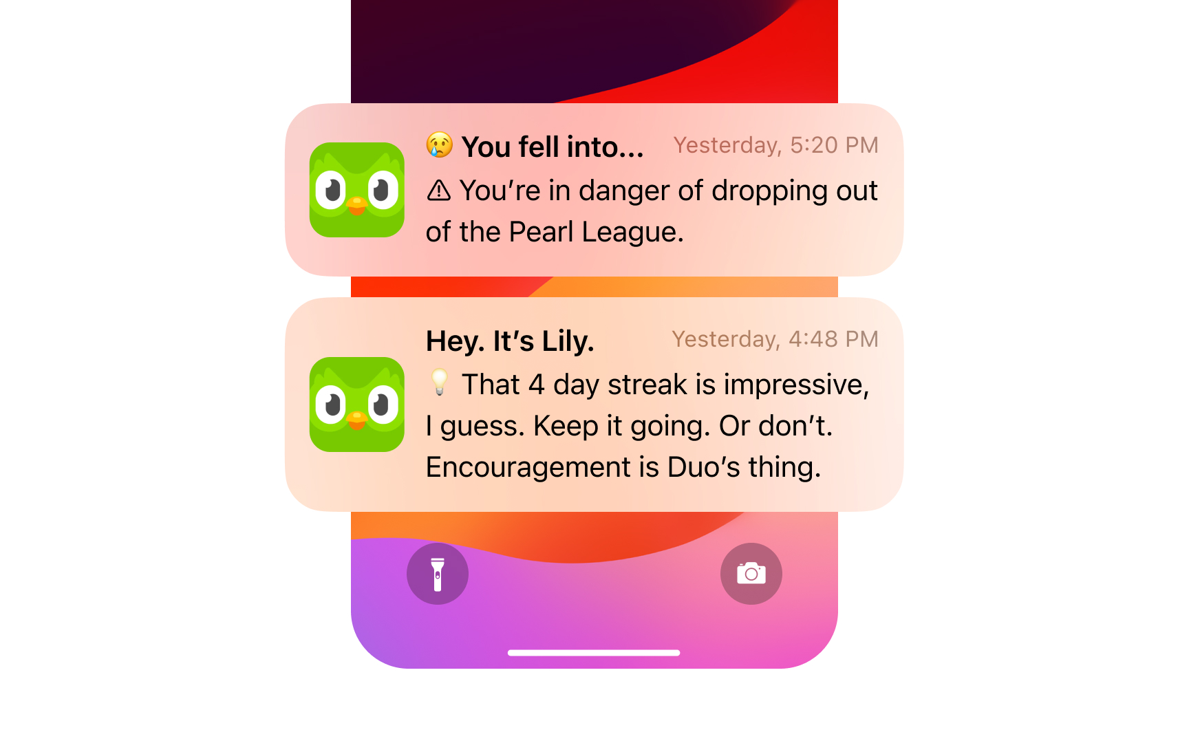 Types of push notifications