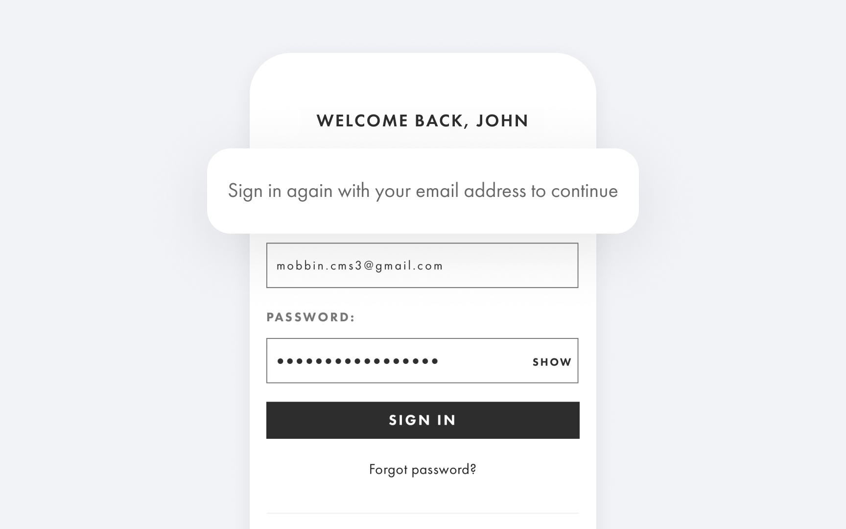 Optimizing the re-entry experience for returning users