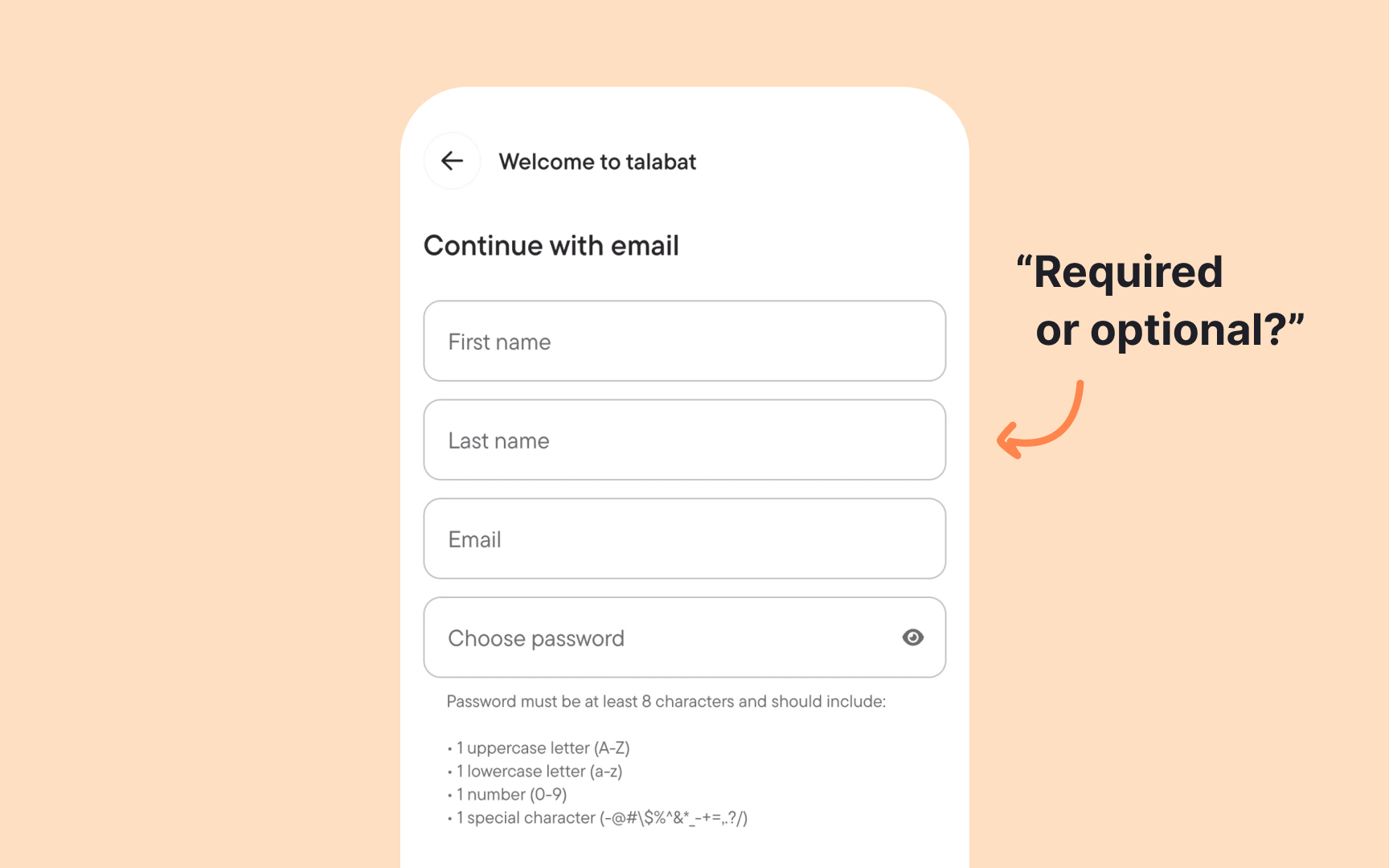 Form accessibility check