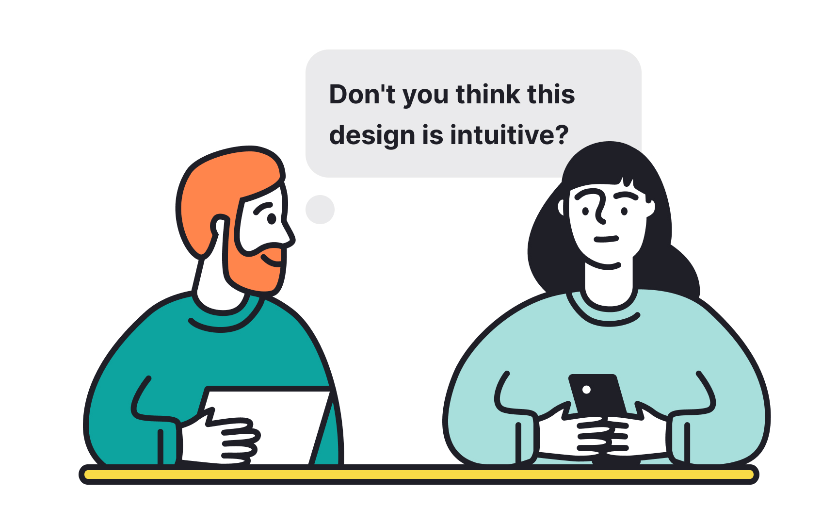 Conducting effective user interviews Bad Practice