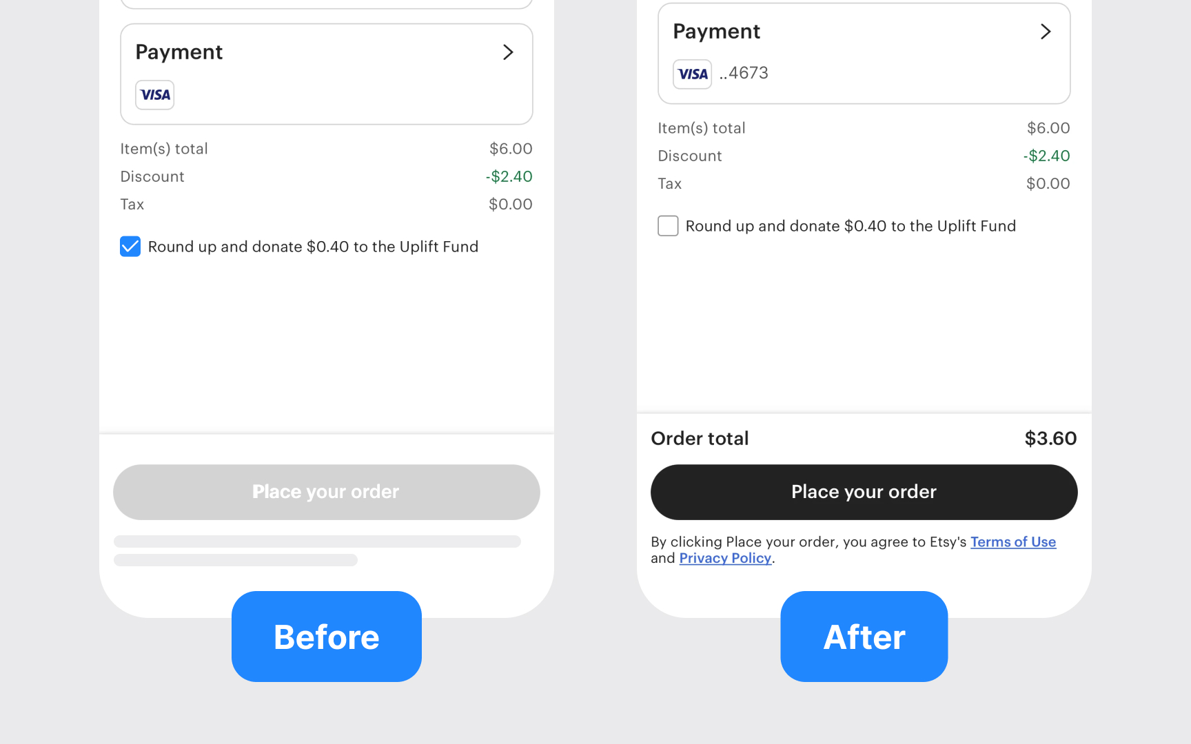 Building before and after comparisons