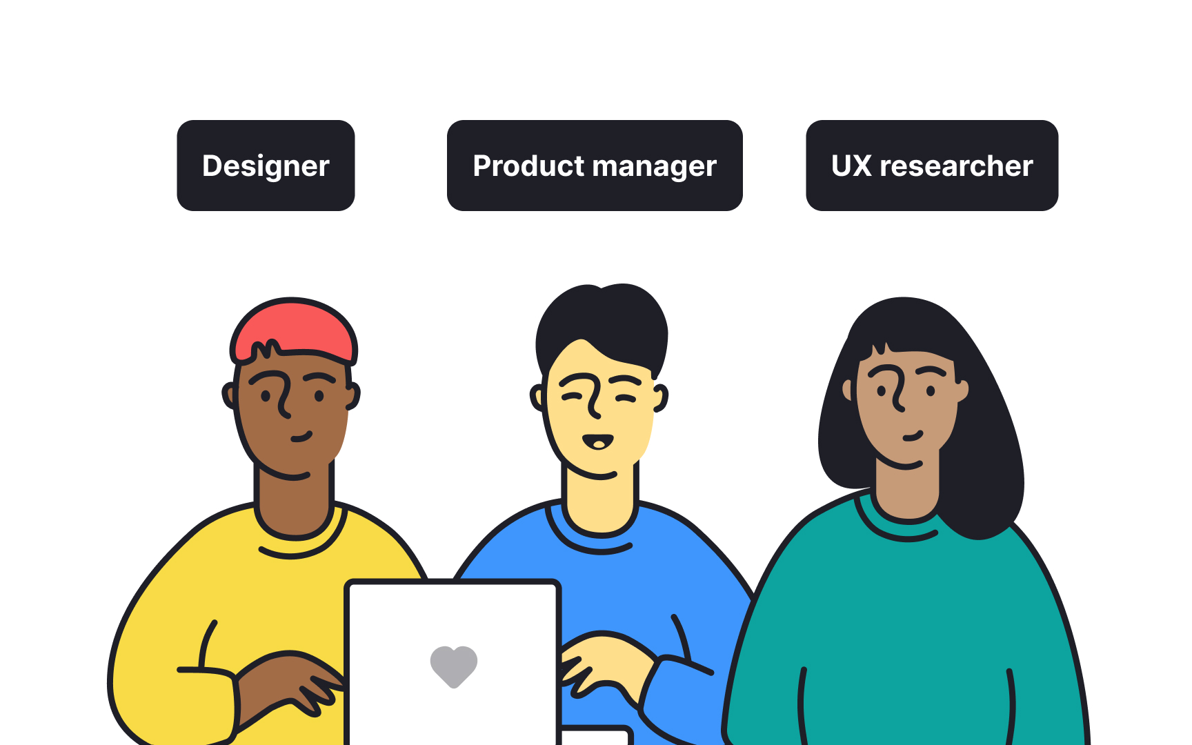 Assign team members to conduct interviews