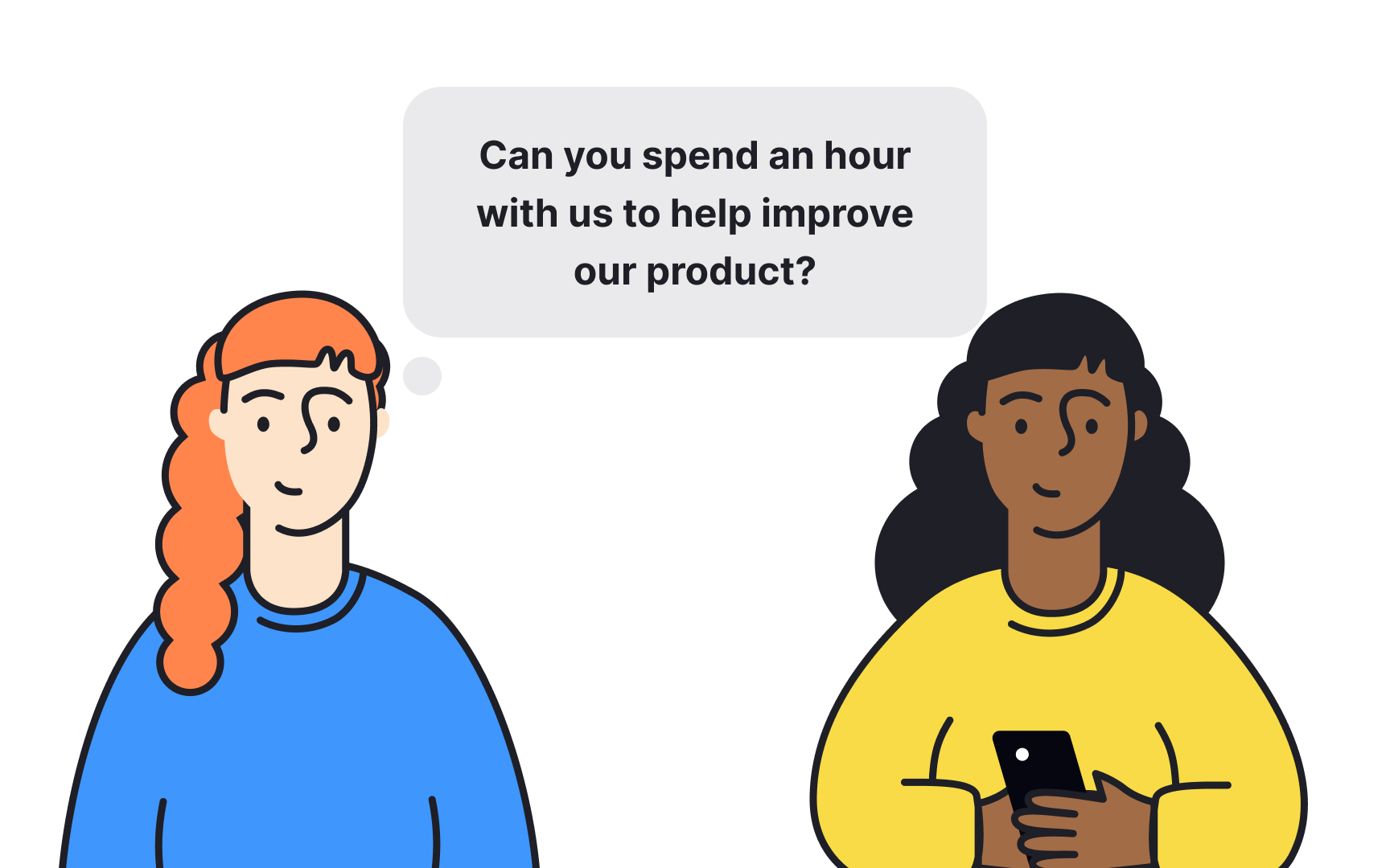 Getting customers to say 'yes' to interviews Bad Practice