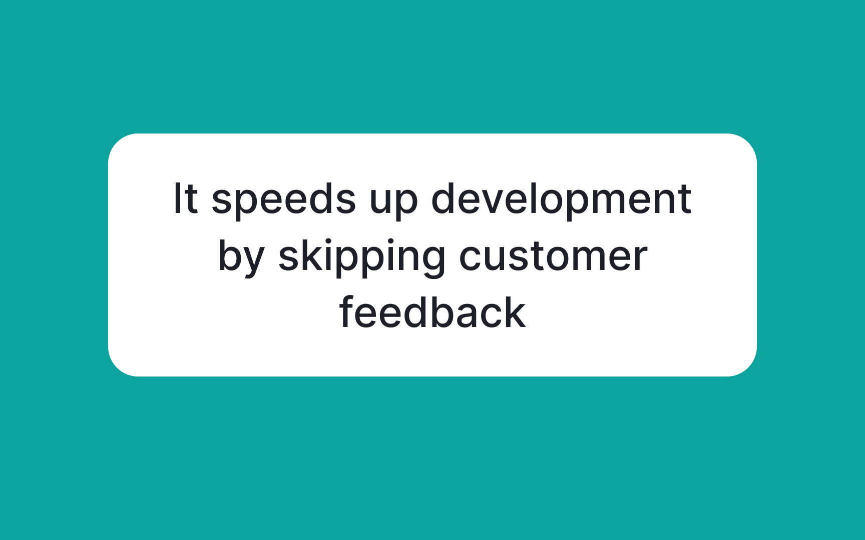 The benefits of an OST Bad Practice