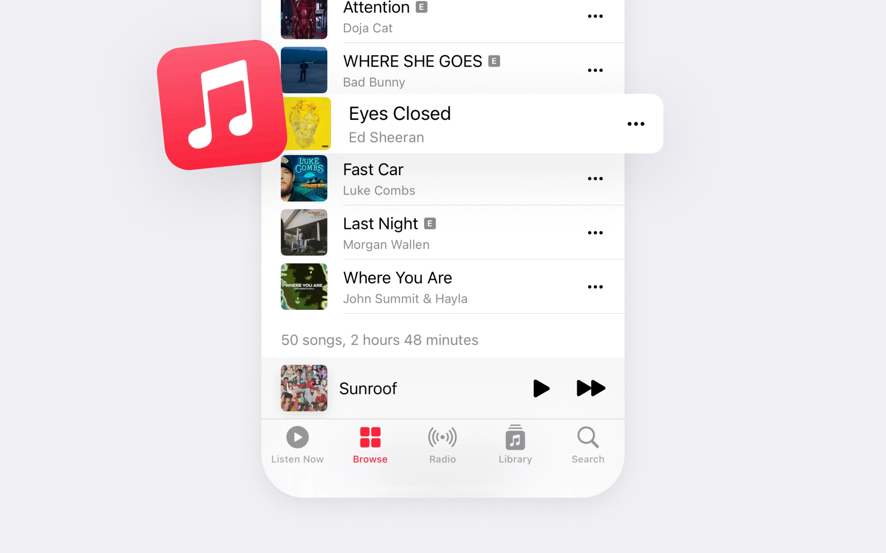 Layout density in iOS interfaces