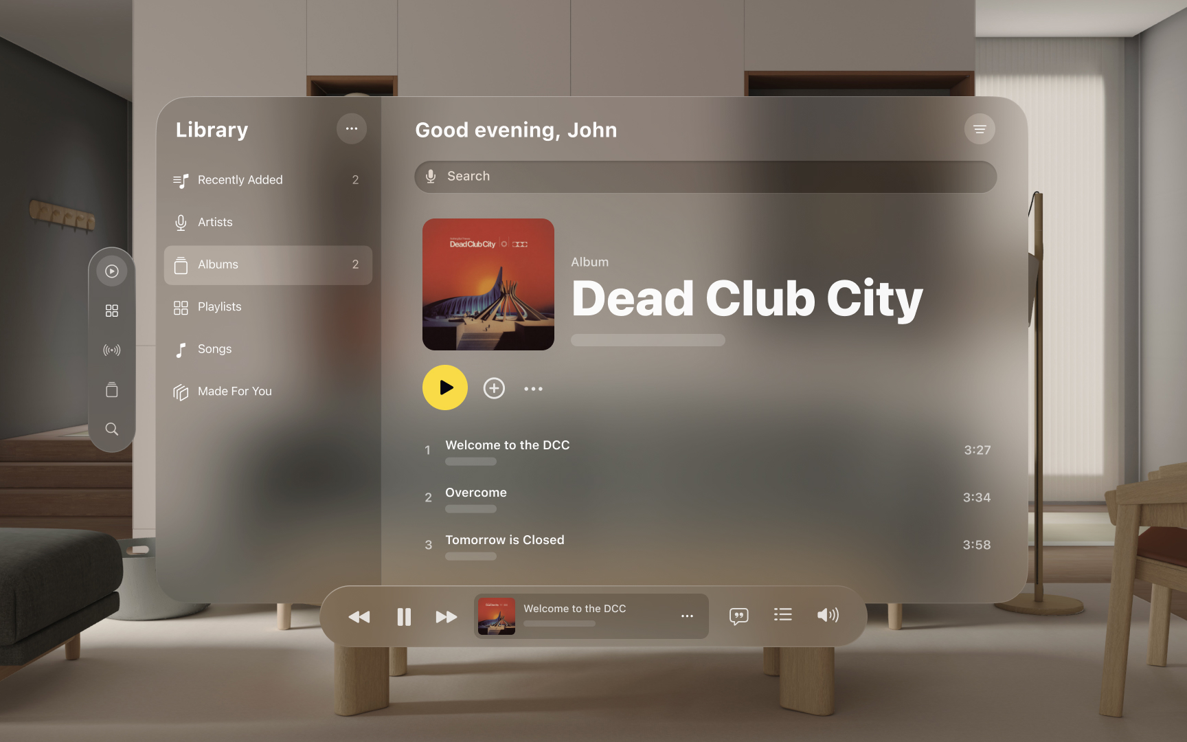 Materials in visionOS