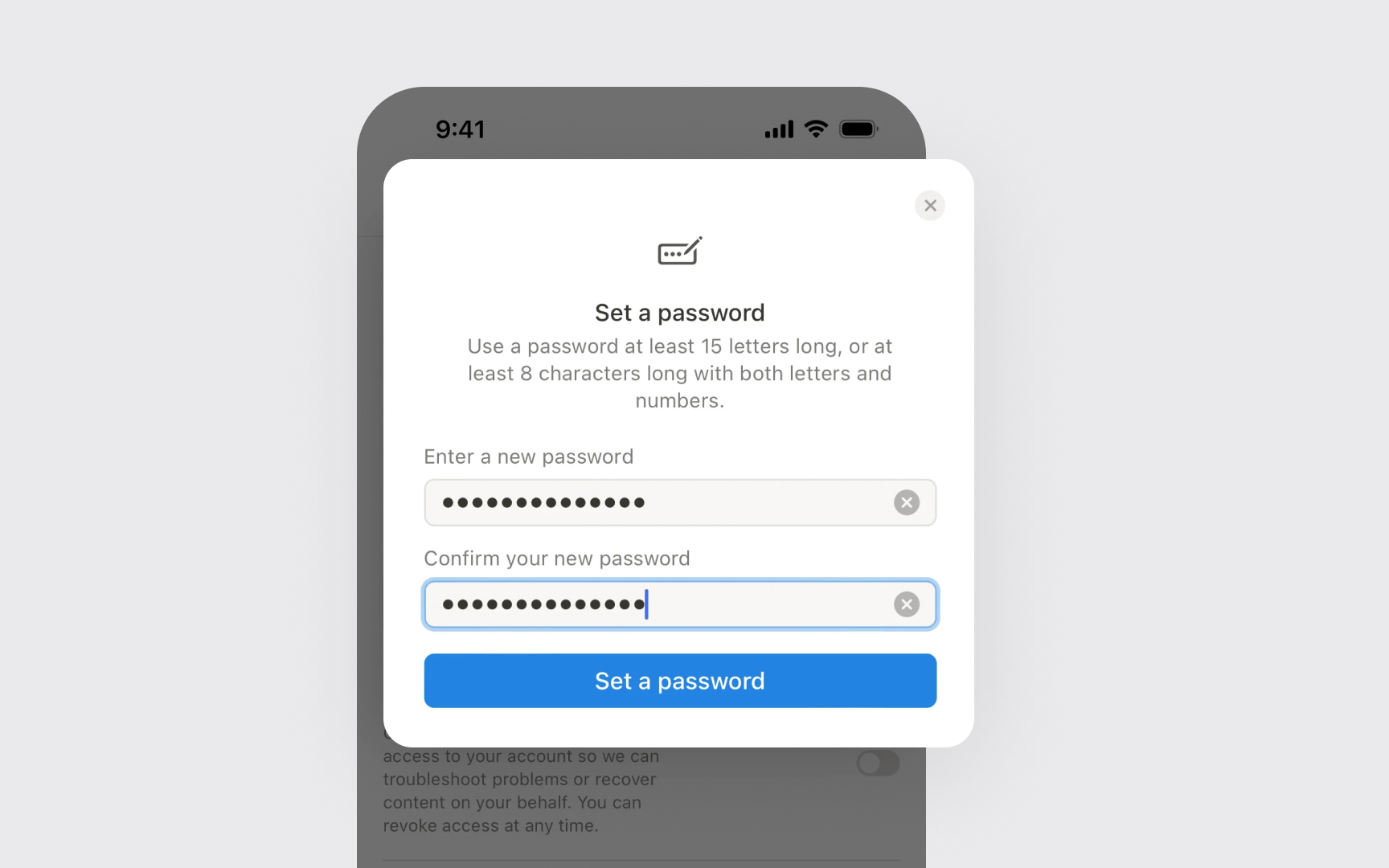 Selection feedback patterns