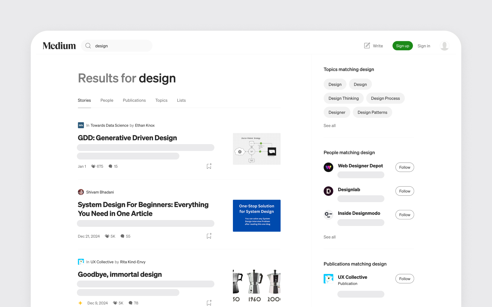 Session quality metrics