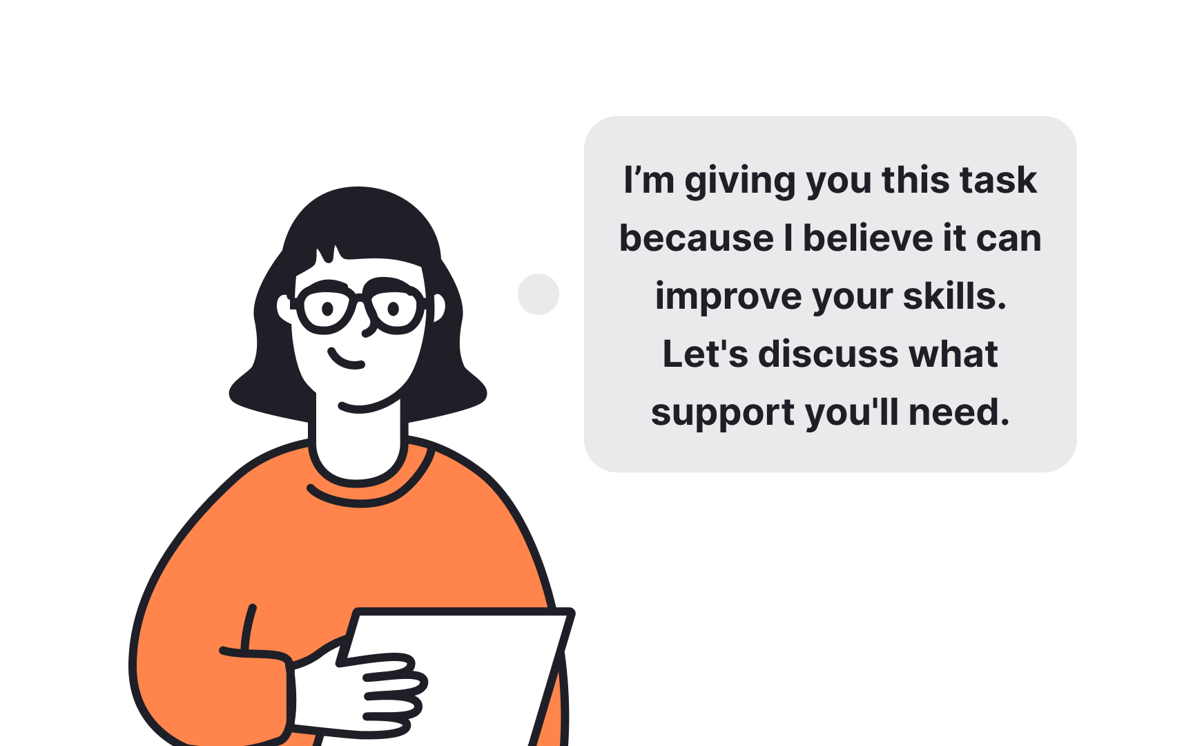 Delegate tasks Best Practice