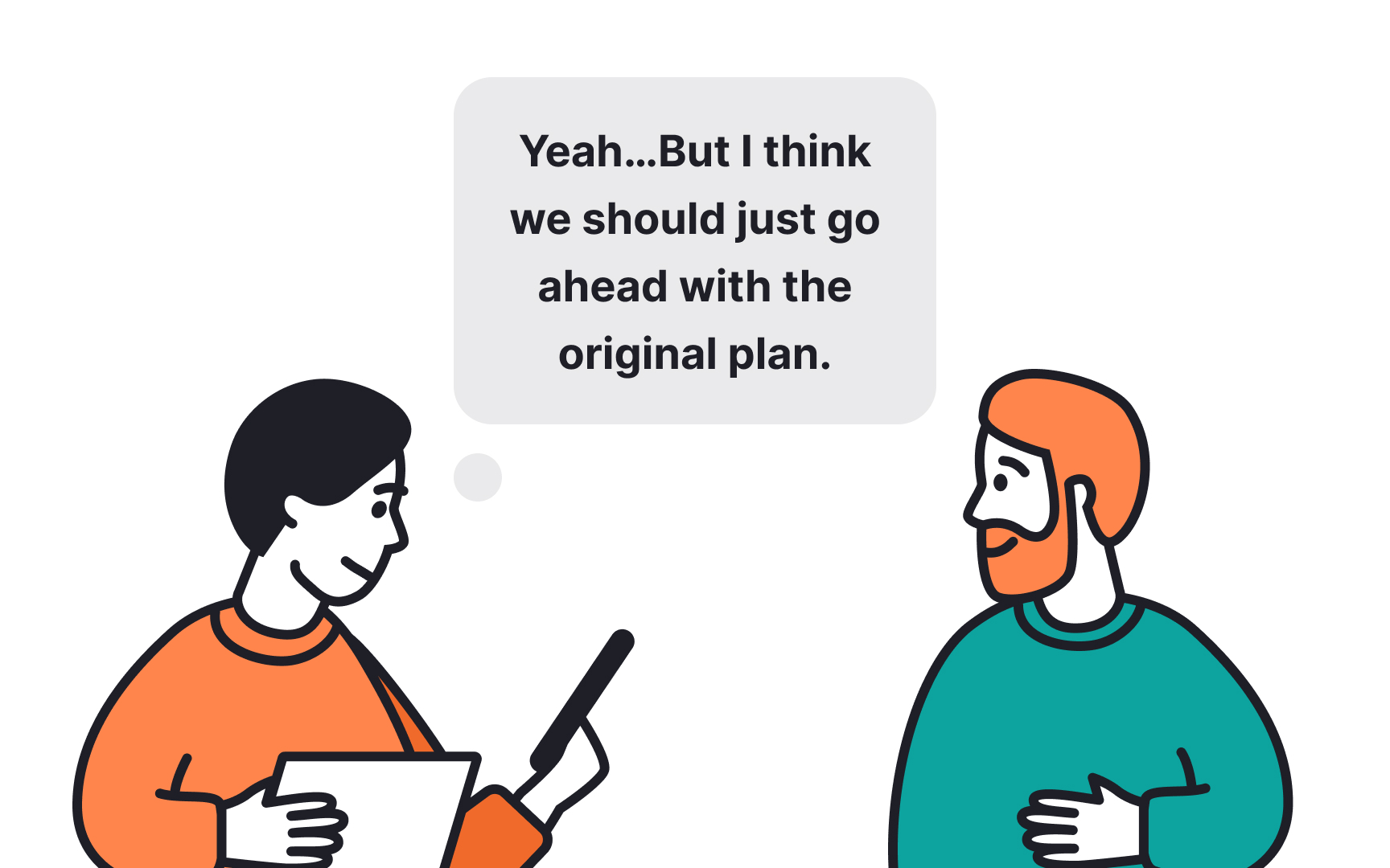 Develop communicational skills Bad Practice