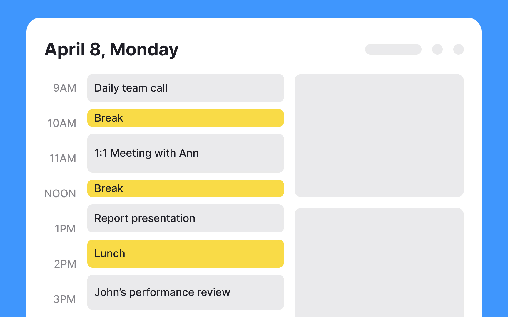 Manage time effectively