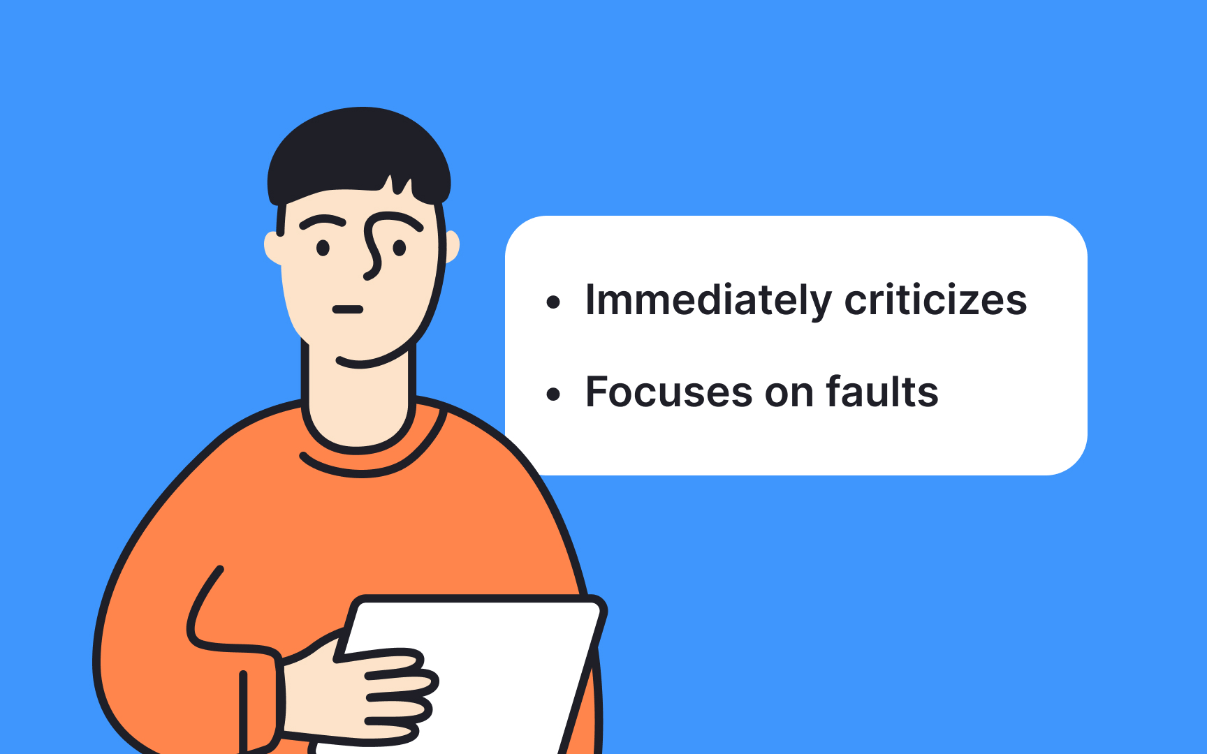 Stay professional Bad Practice