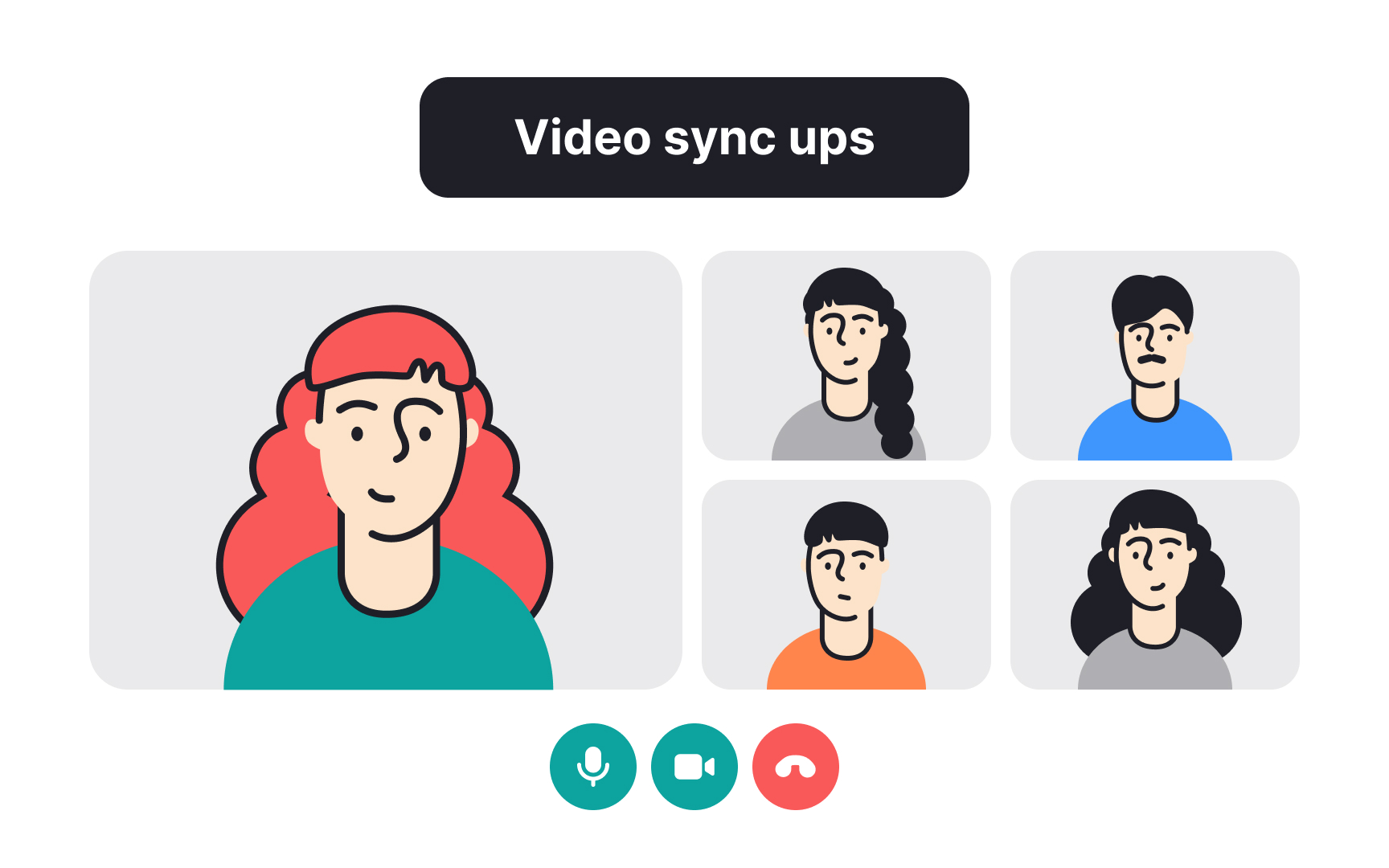 Use video calls for team meetings Best Practice