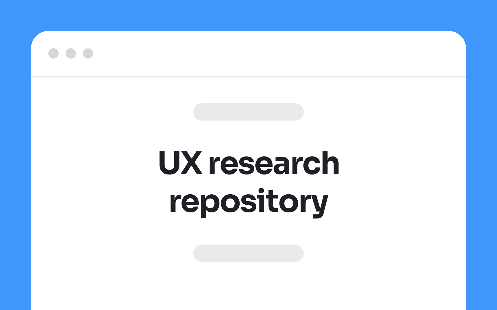 Establish a centralized research repository