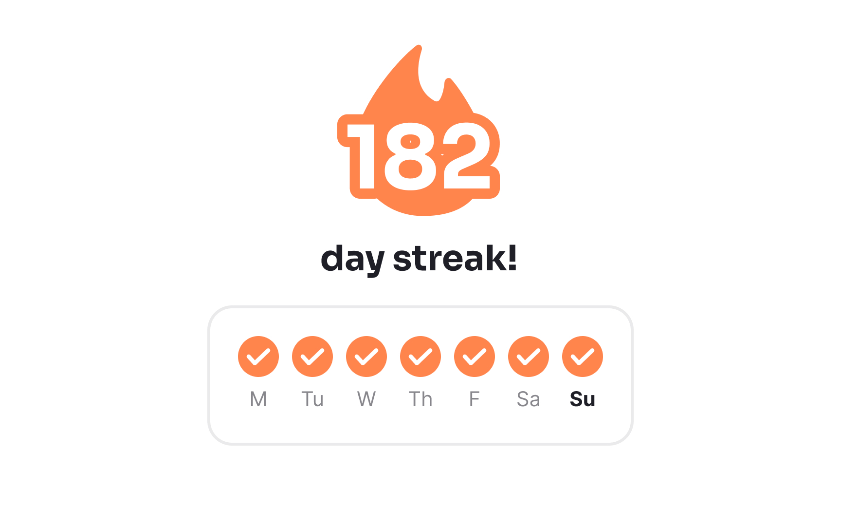 Gamification creates a habit