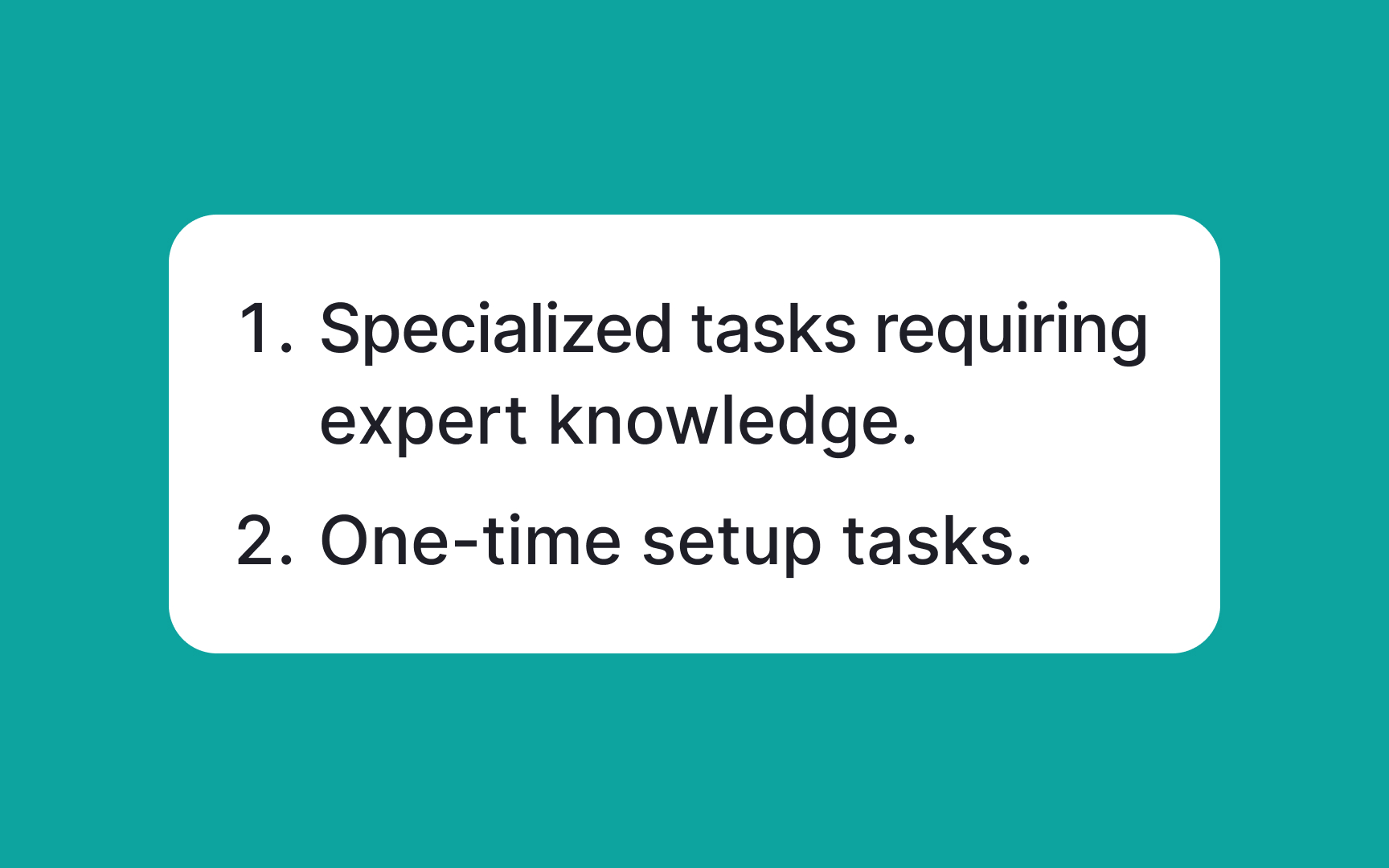 Explore motivation behind tasks Bad Practice