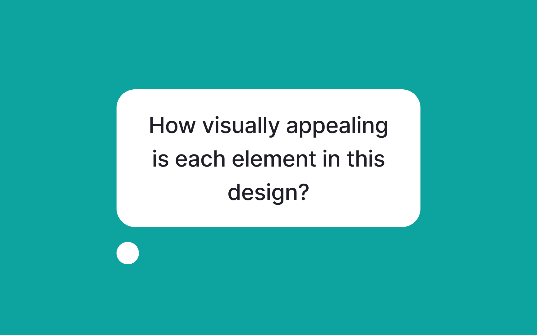 Minimize visual clutter Bad Practice