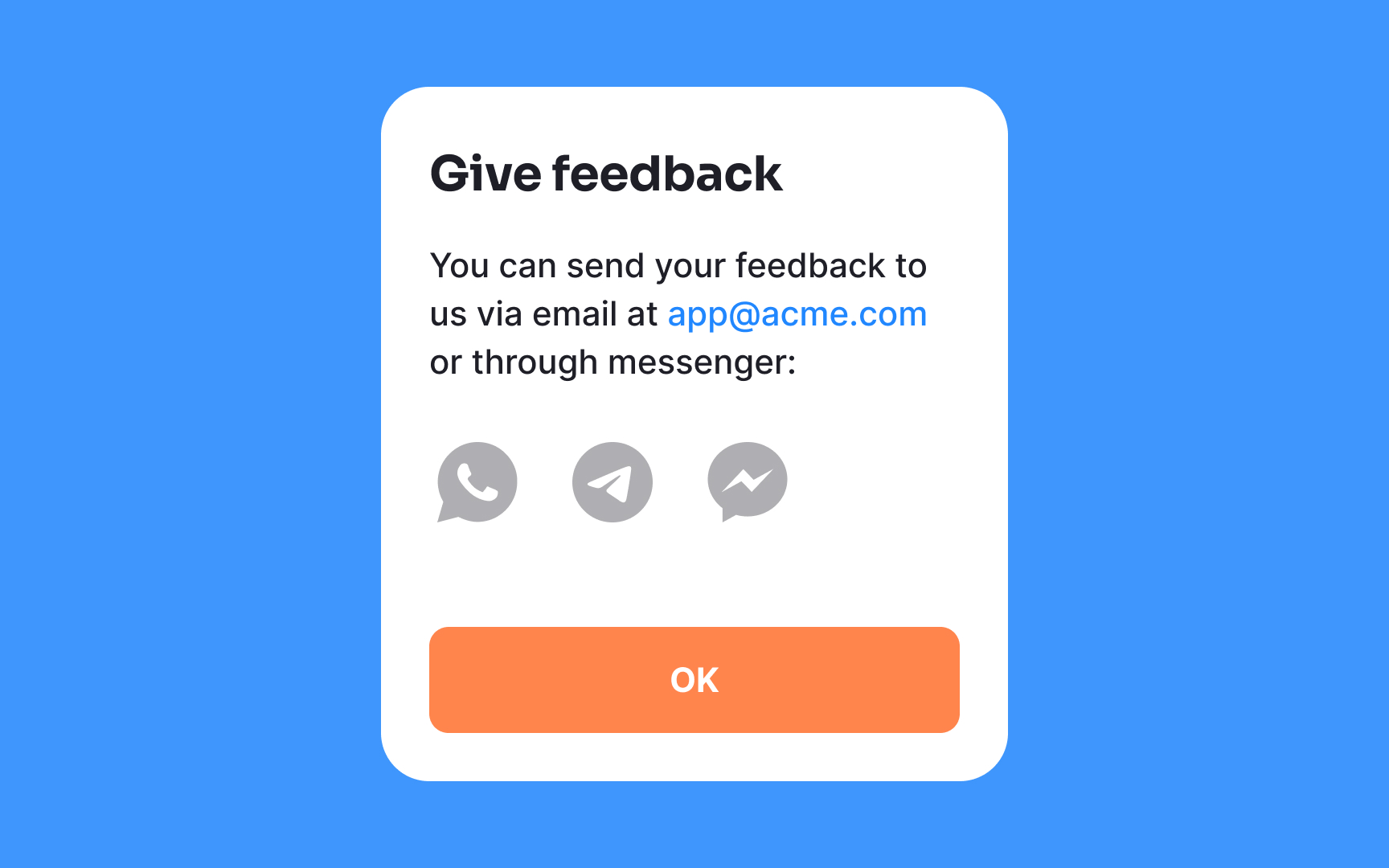 Collect user feedback Bad Practice
