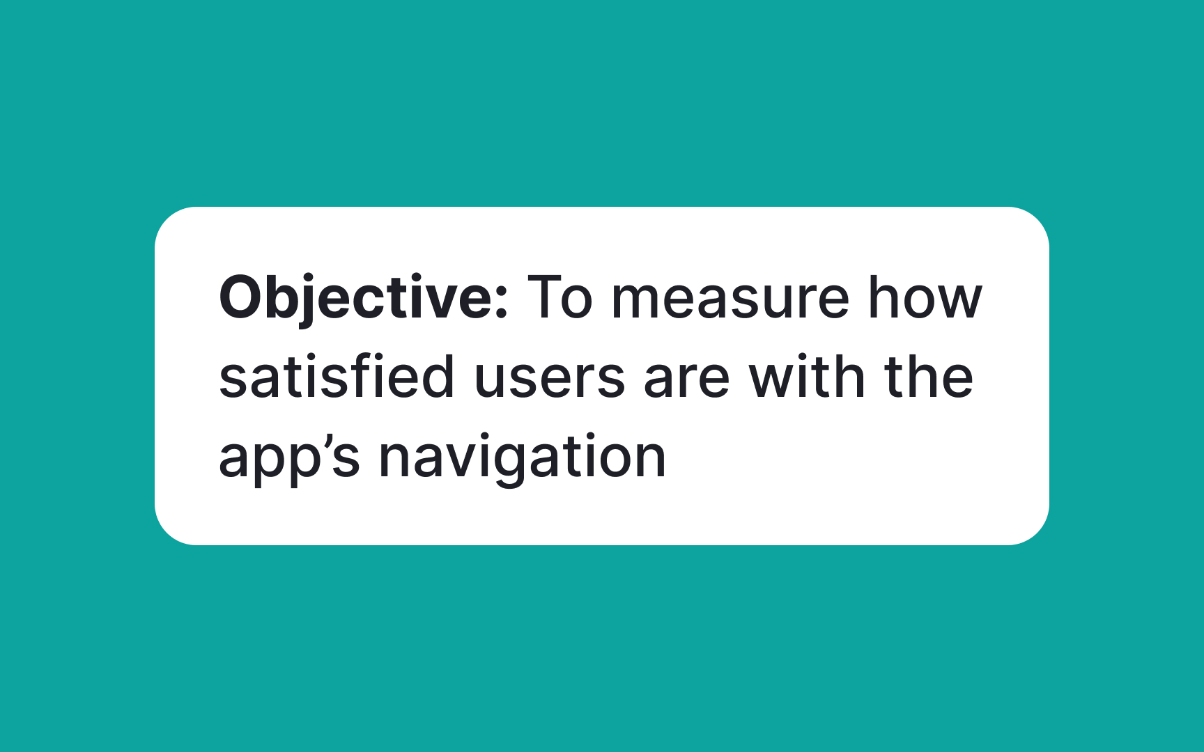 Set the testing goals Best Practice