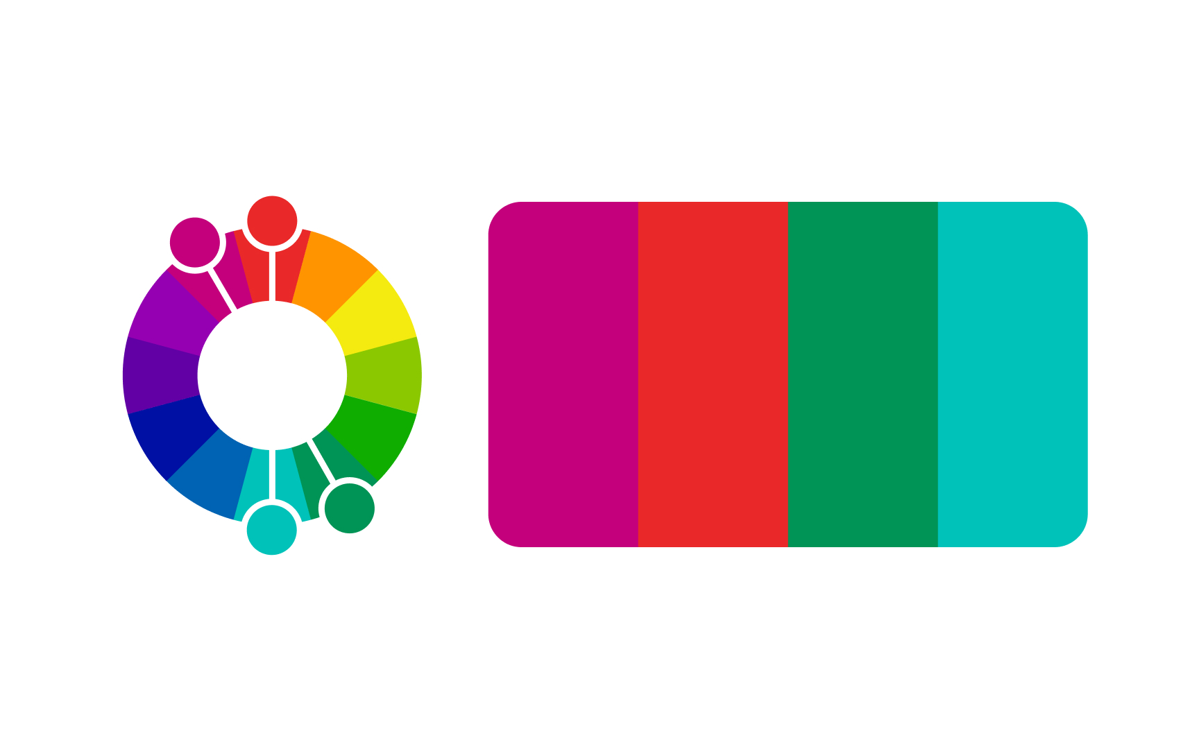 Rectangular tetradic color schemes