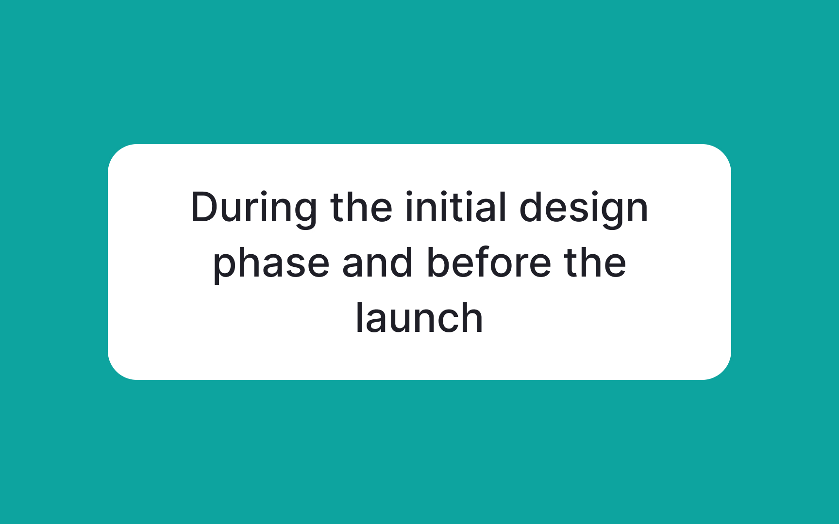 Testing frequency Bad Practice
