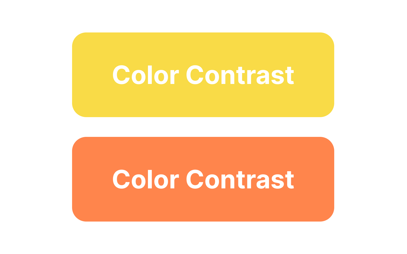 Testing for sufficient contrast Bad Practice