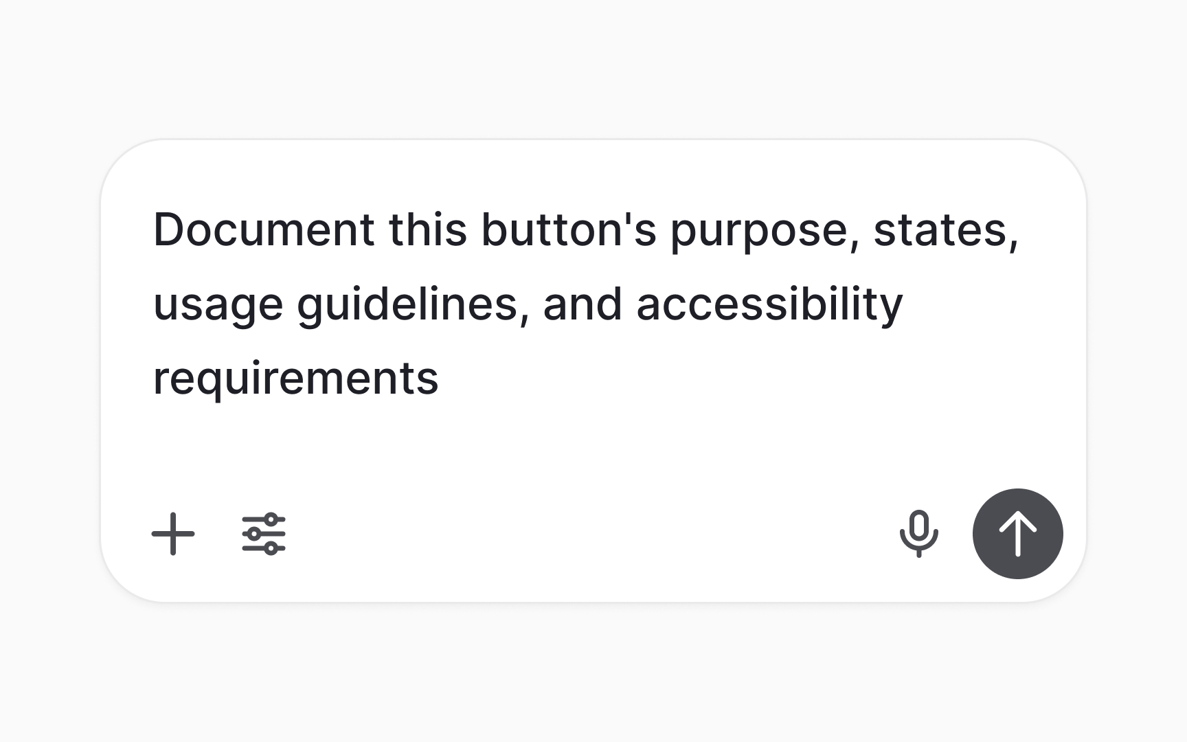 Write component specifications Best Practice