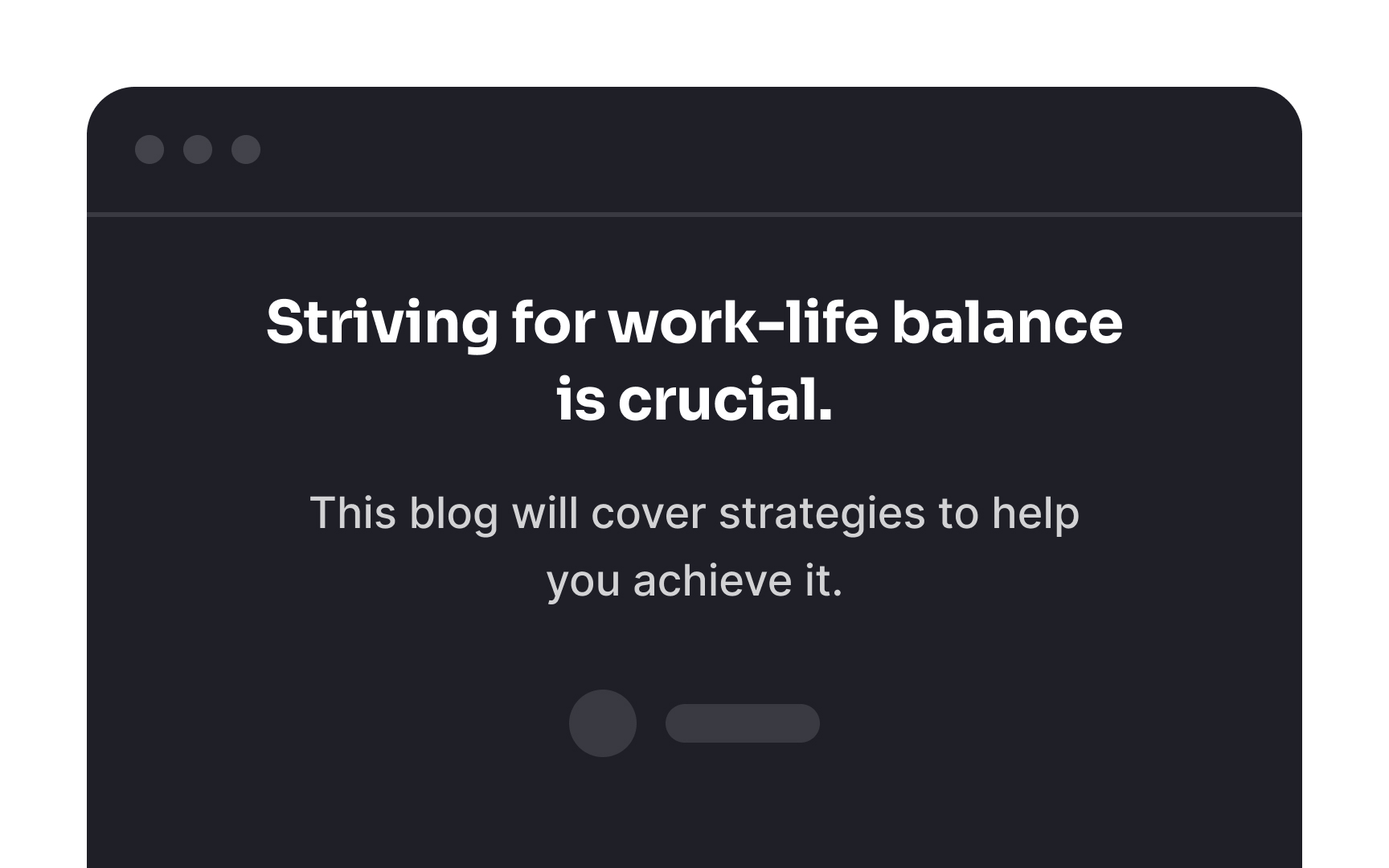 Add a human touch Bad Practice