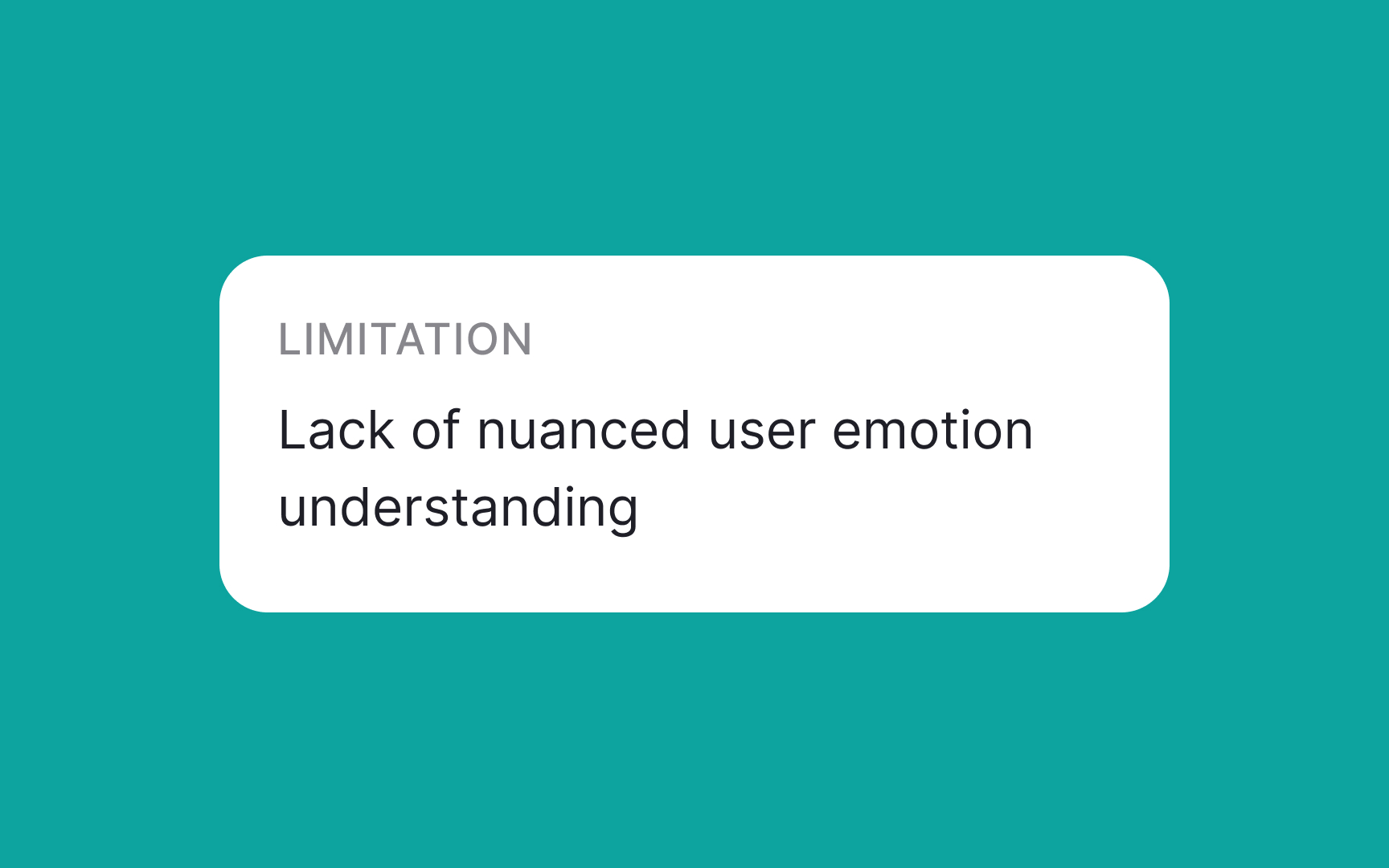 Limitations of traditional methods Bad Practice