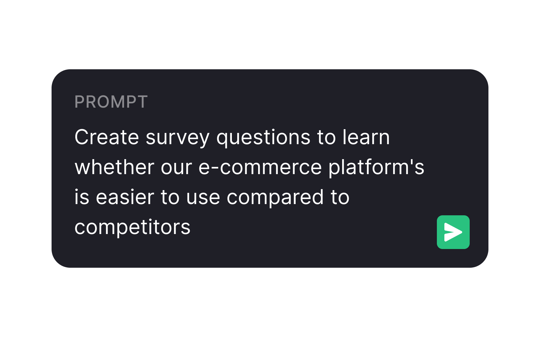 Create surveys Bad Practice