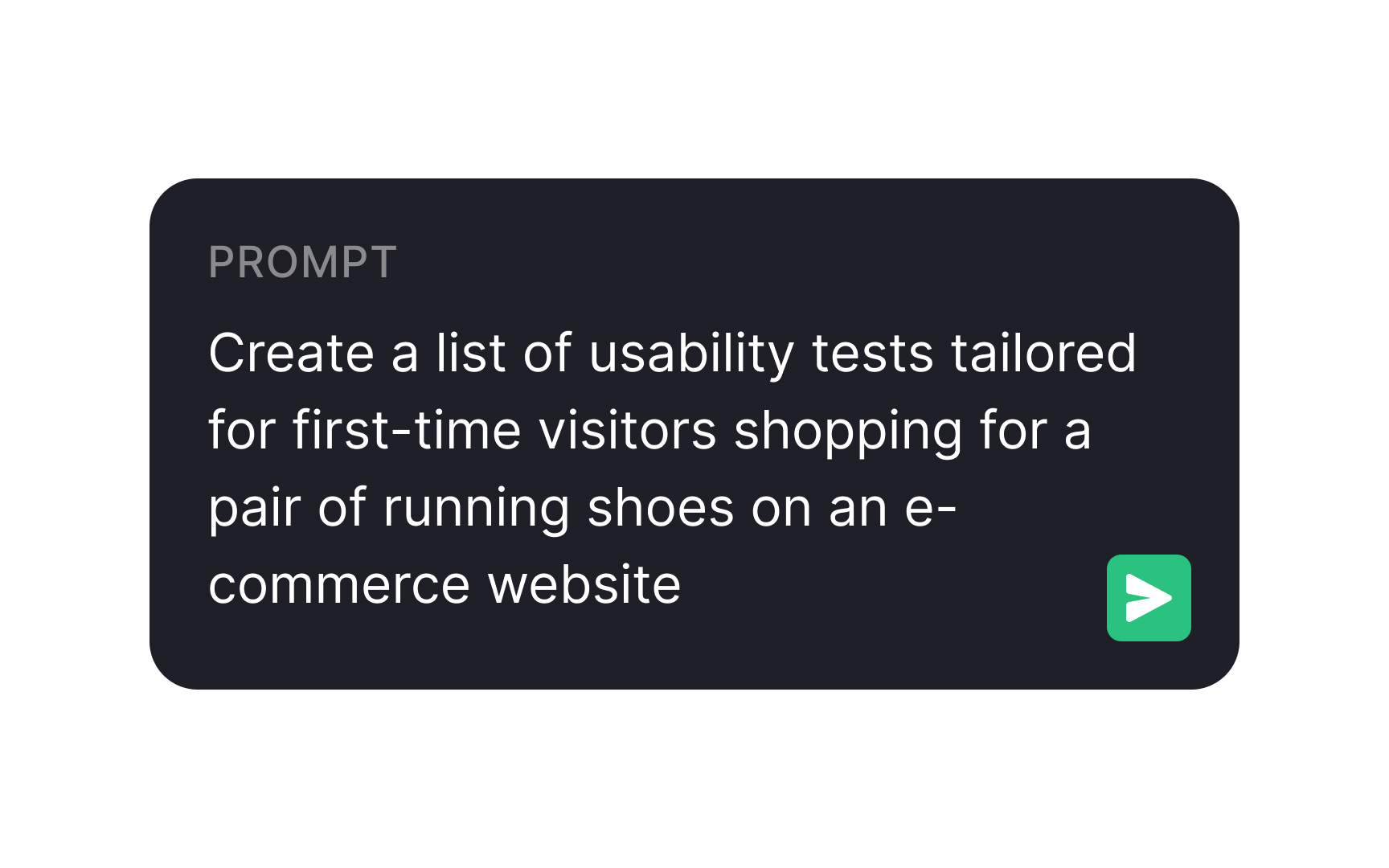 Generate usability tests Best Practice