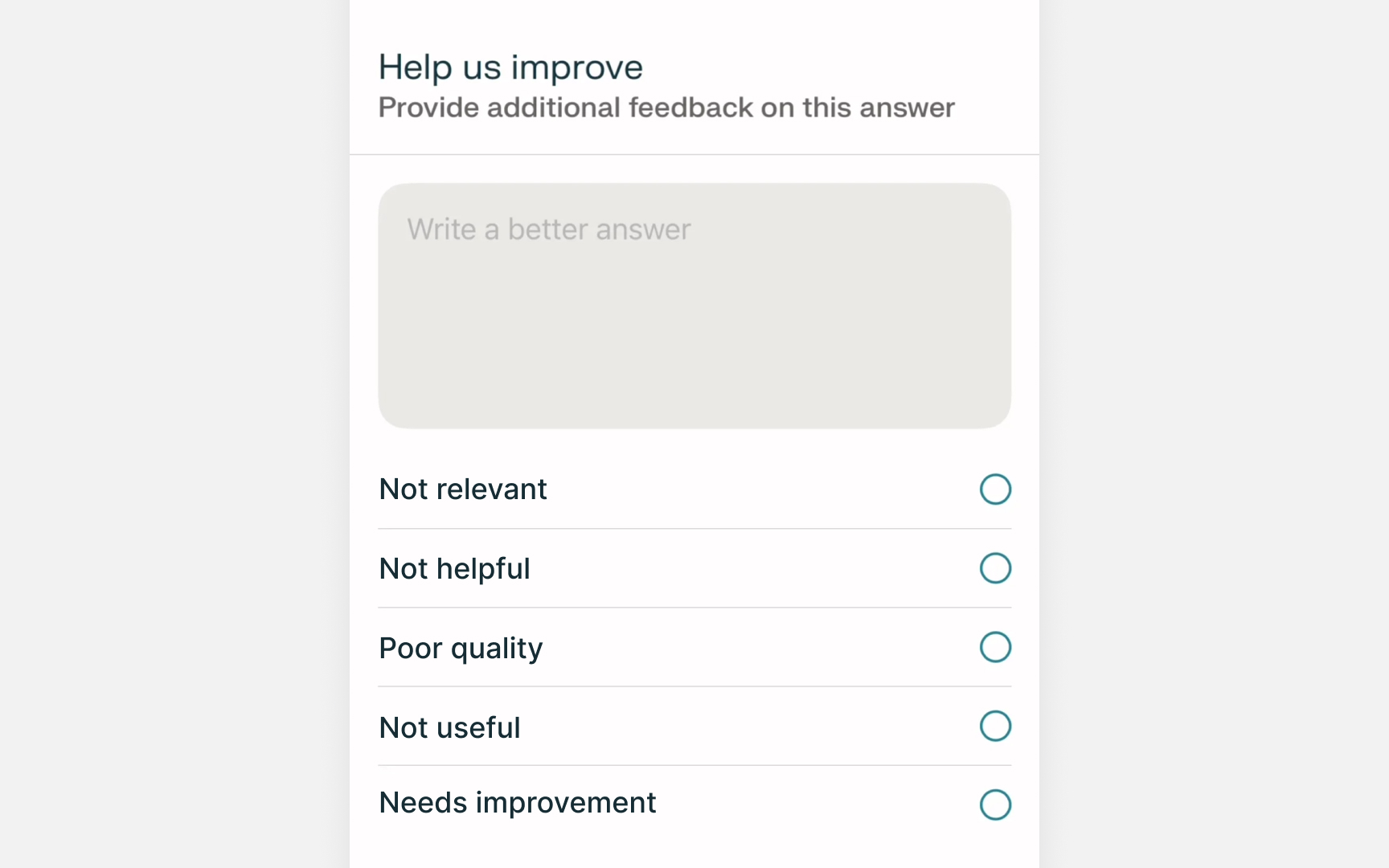 Designing clear feedback interfaces Bad Practice