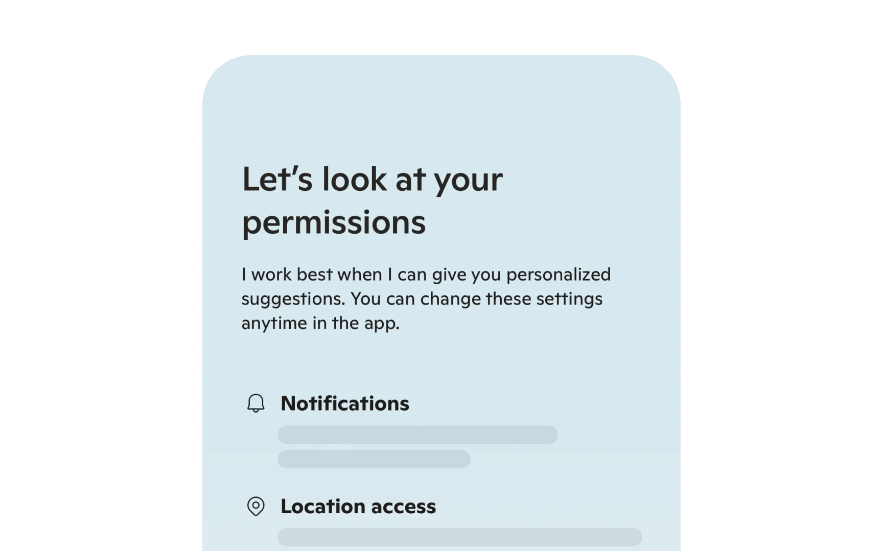 Linking permissions to AI outcomes