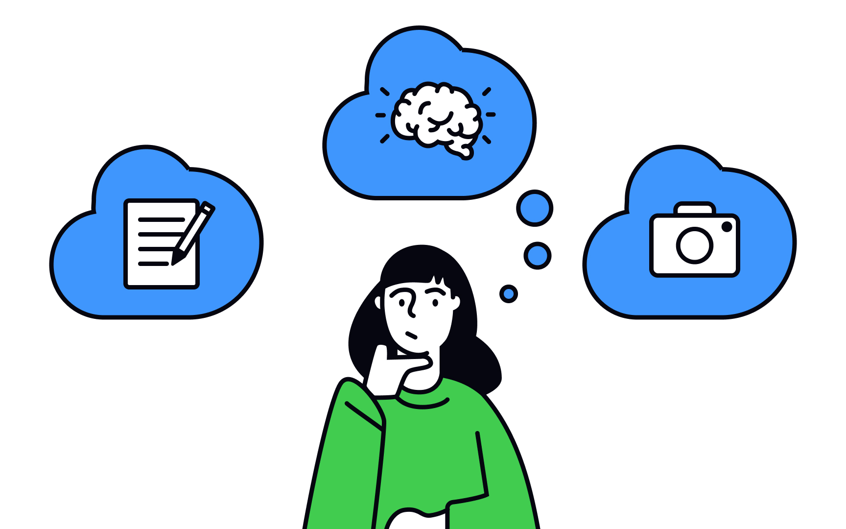 Photos of shared outputs