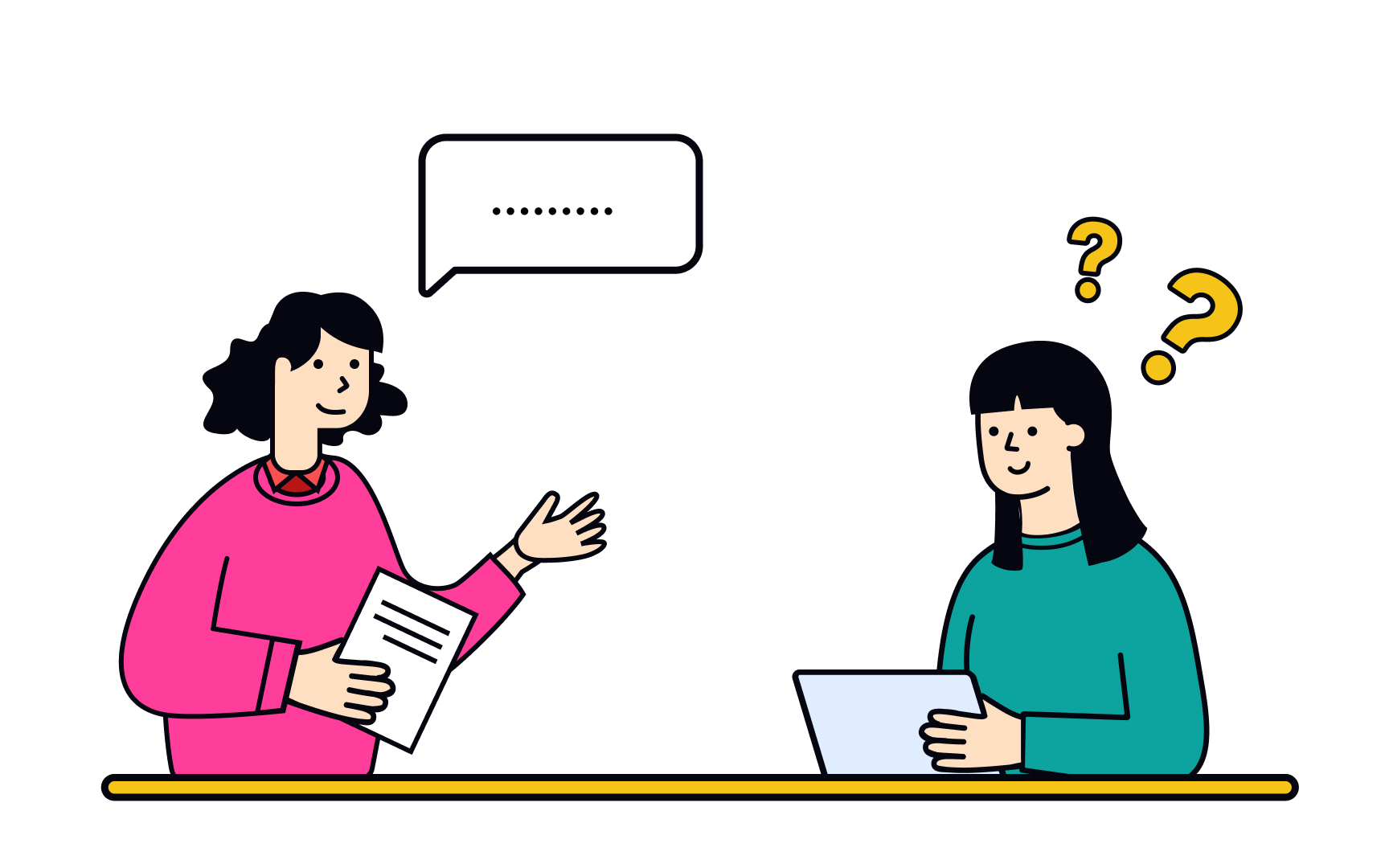 Intentional silence in the workshop