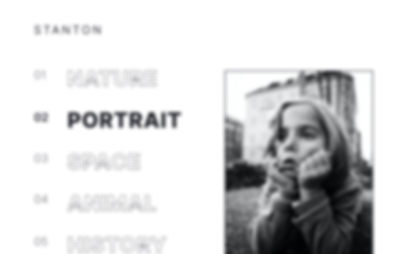 Loss of visual acuity