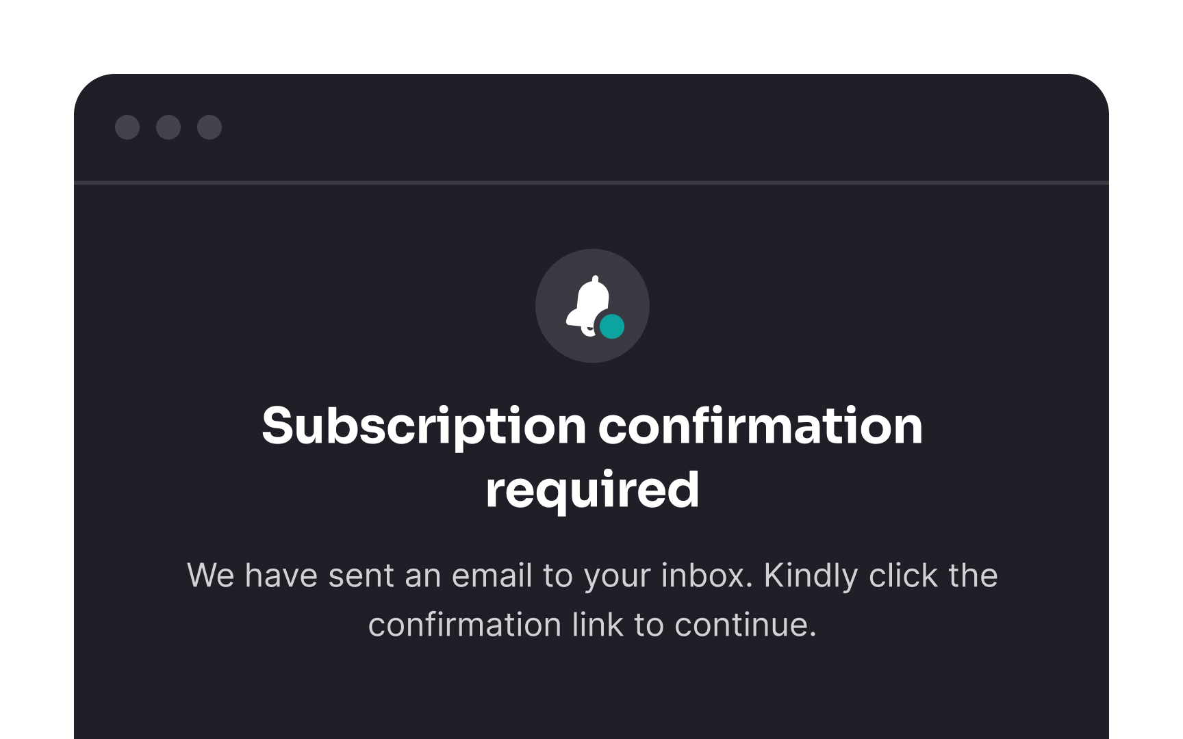 Apply journalistic principles Bad Practice