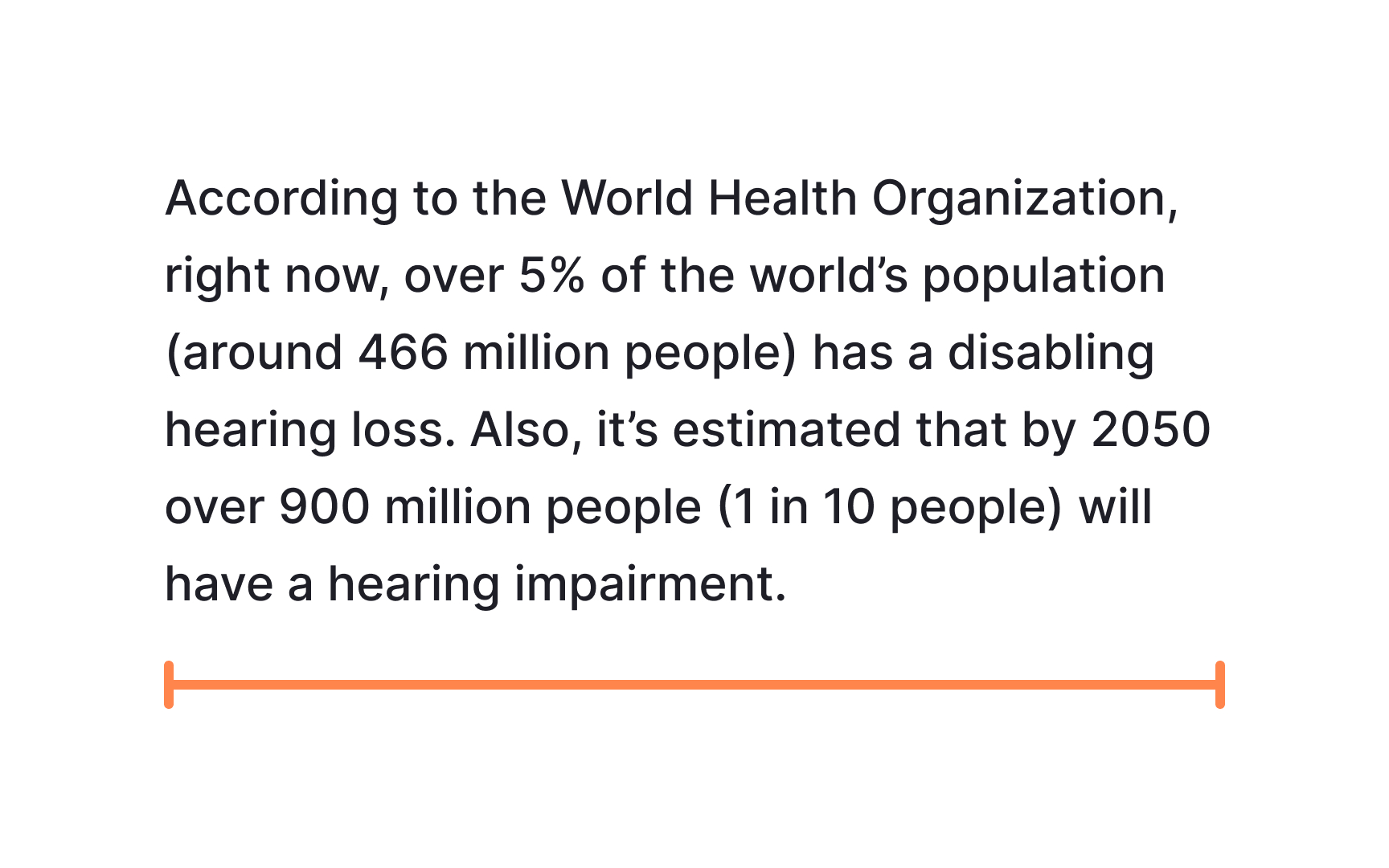 Use short line lengths