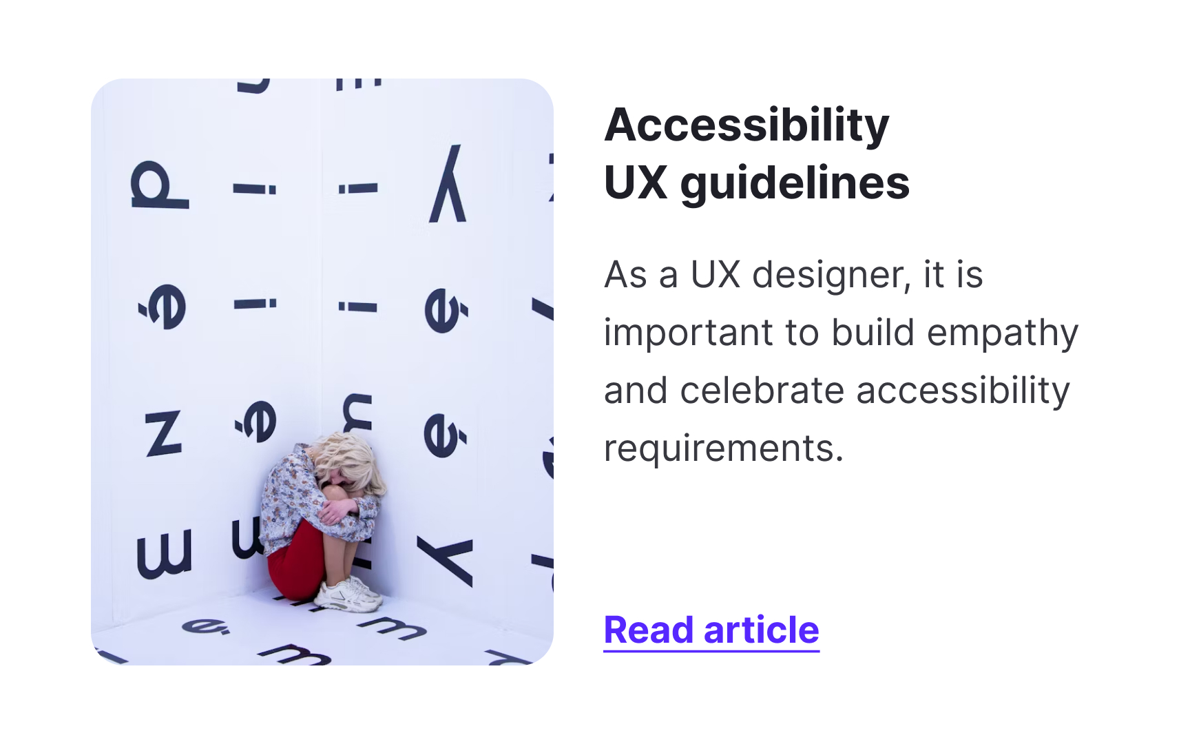 Avoid serif fonts Best Practice