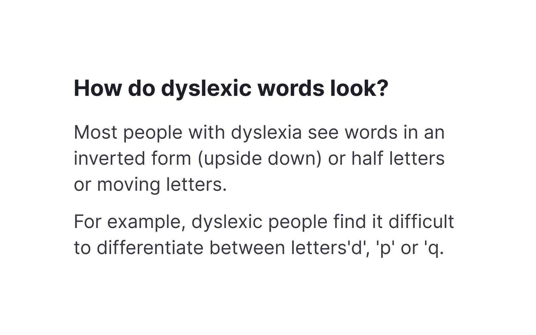 Avoid italics and ALL CAPS Best Practice